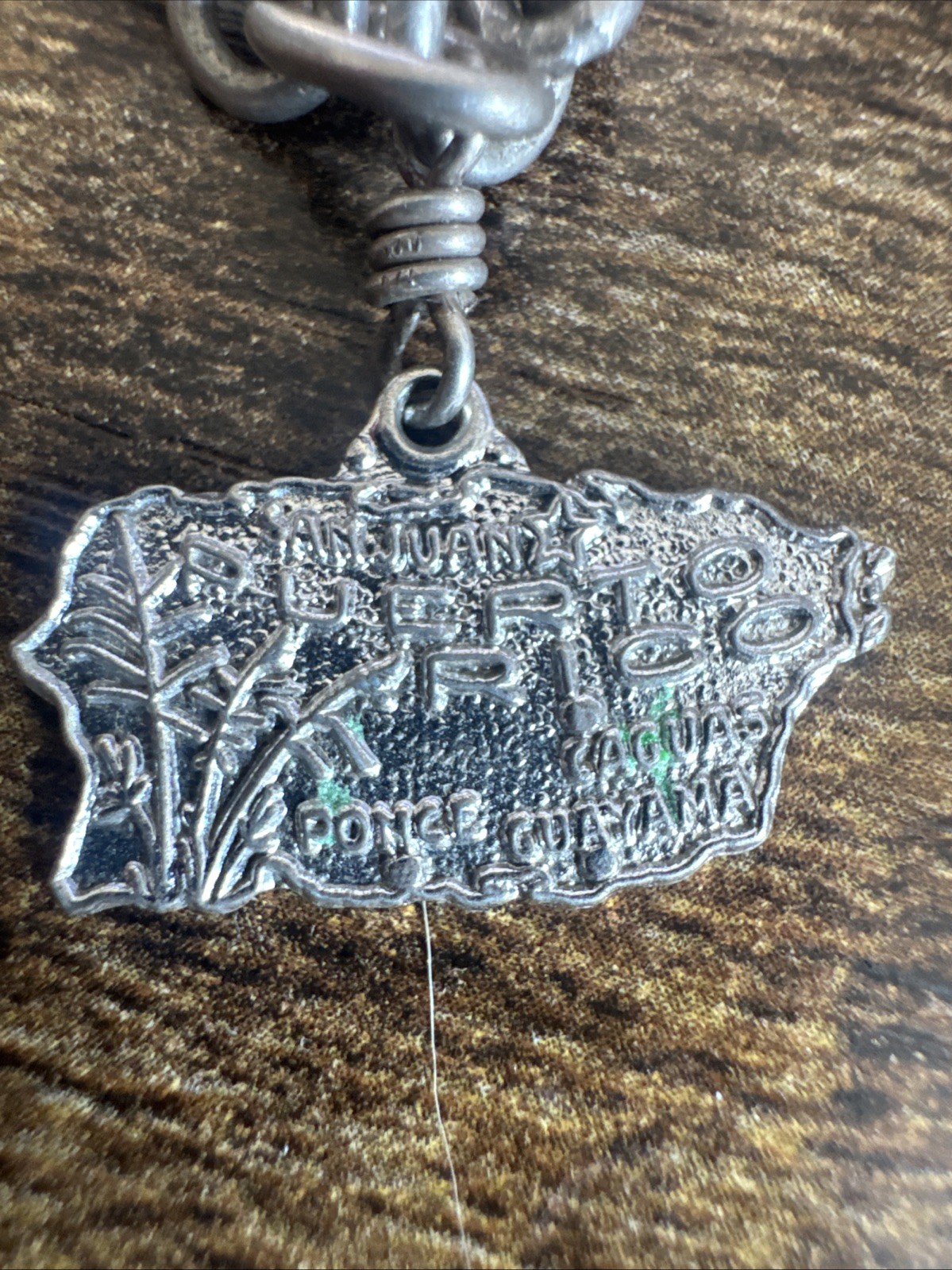 Vintage Estate 925 Sterling Silver Charm Bracelet 6 Charms – 22.4g, 7.25”