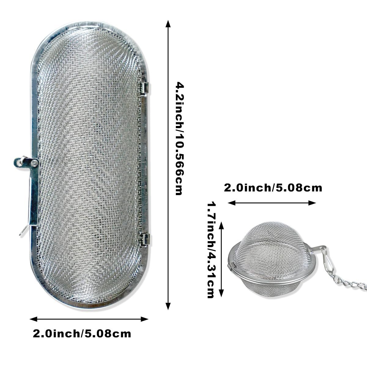3 Pack Ultrasonic Cleaner Basket, Ultrasonic Jewelry Cleaner Stainless Steel Bas