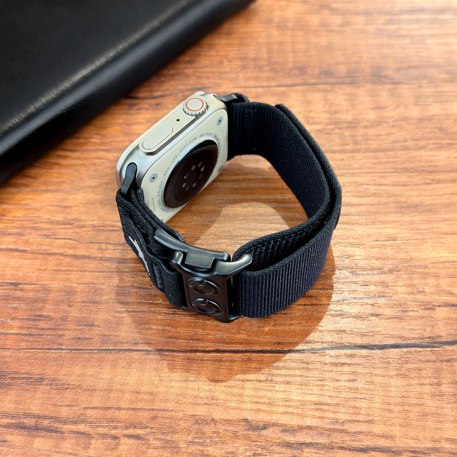 For iWatch Series 11/10/9/5/1/ Ultra Adjustable Magnetic Waterproof Nylon Band