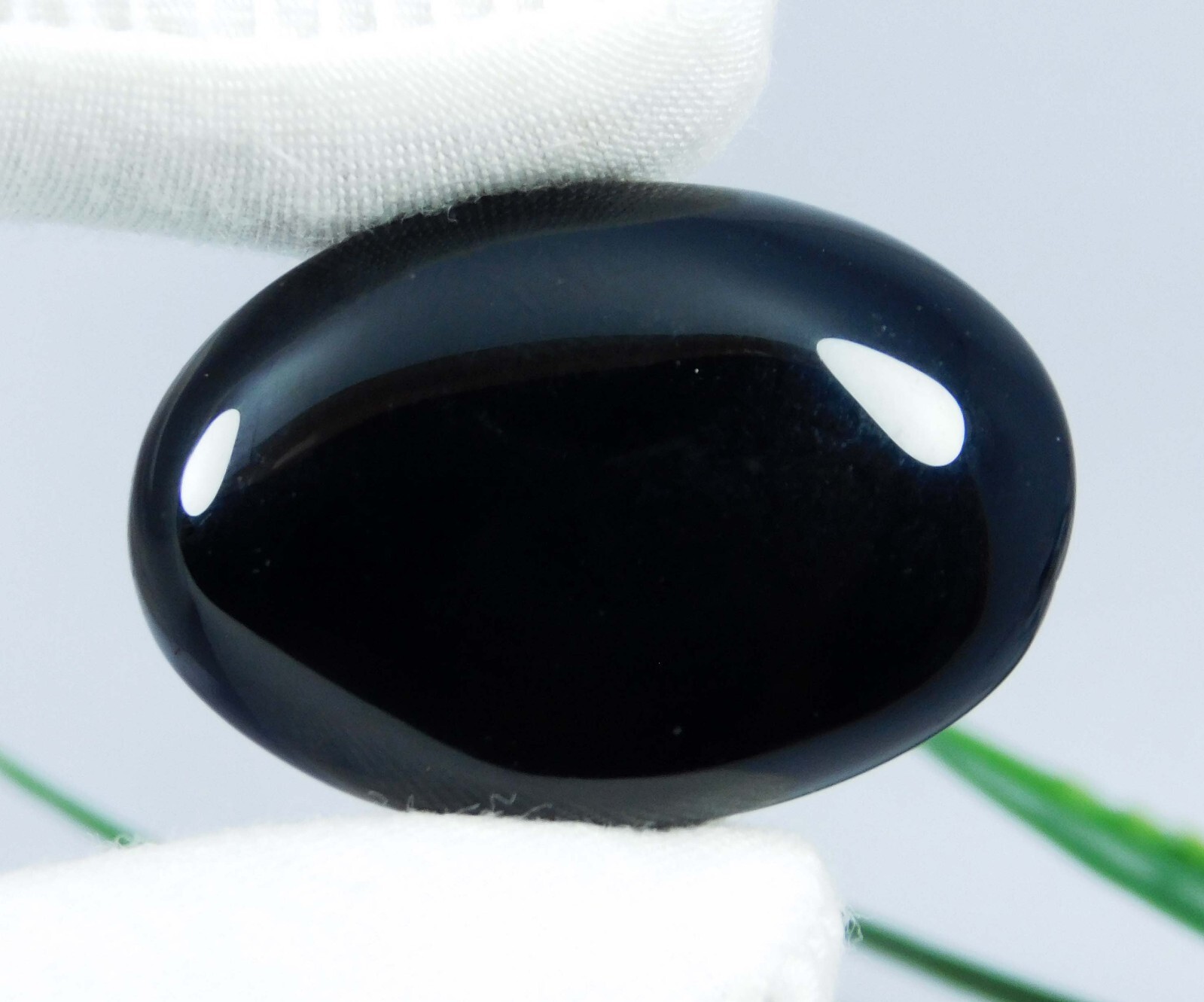 Natural Black Onyx Sulemani Hakik Stone 40.50 Ct Loose Gemstone For Jewelry