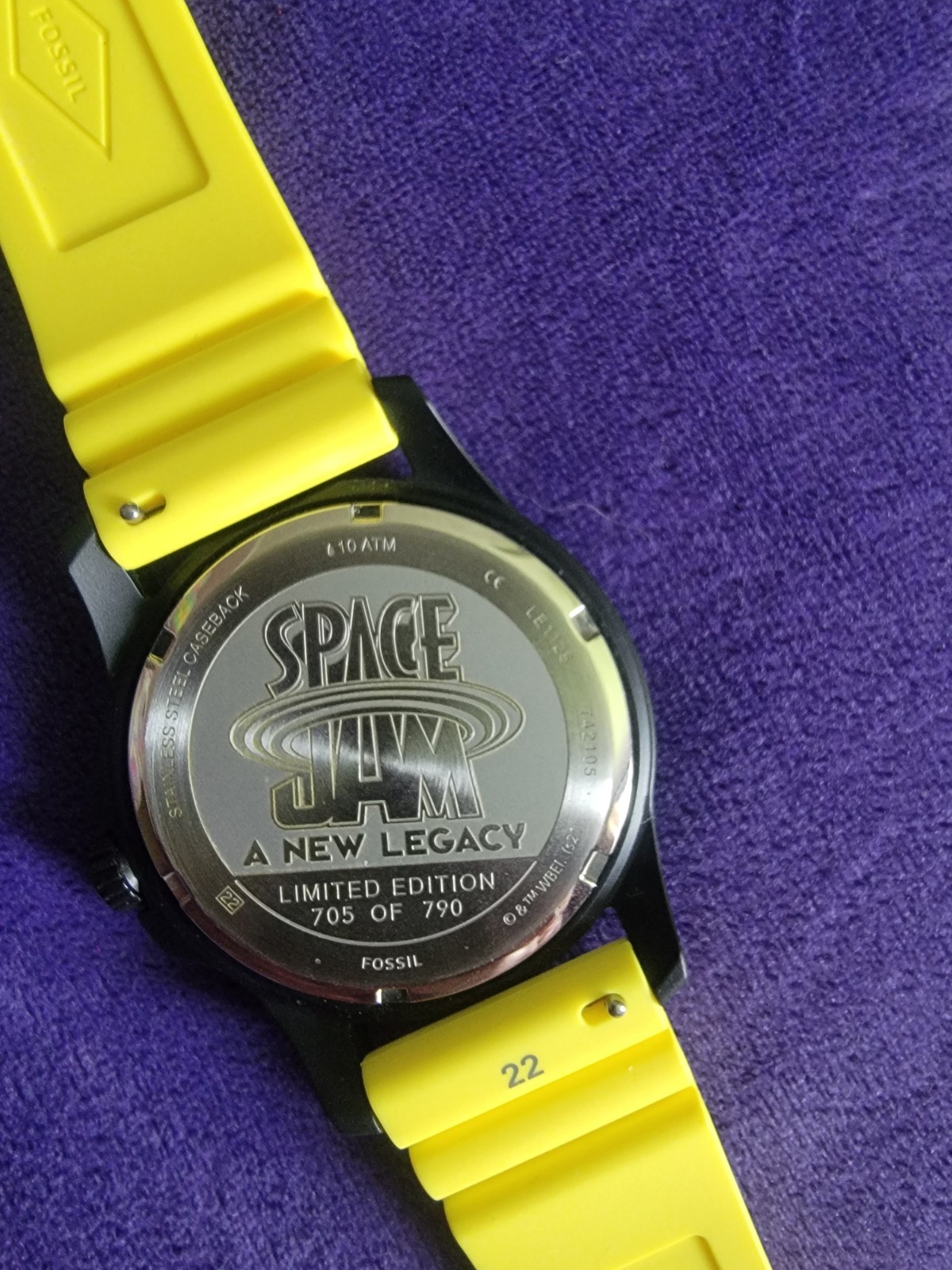 Fossil Space Jam A New Legacy Tweety Tune Squad Limited Quartz Watch Yellow