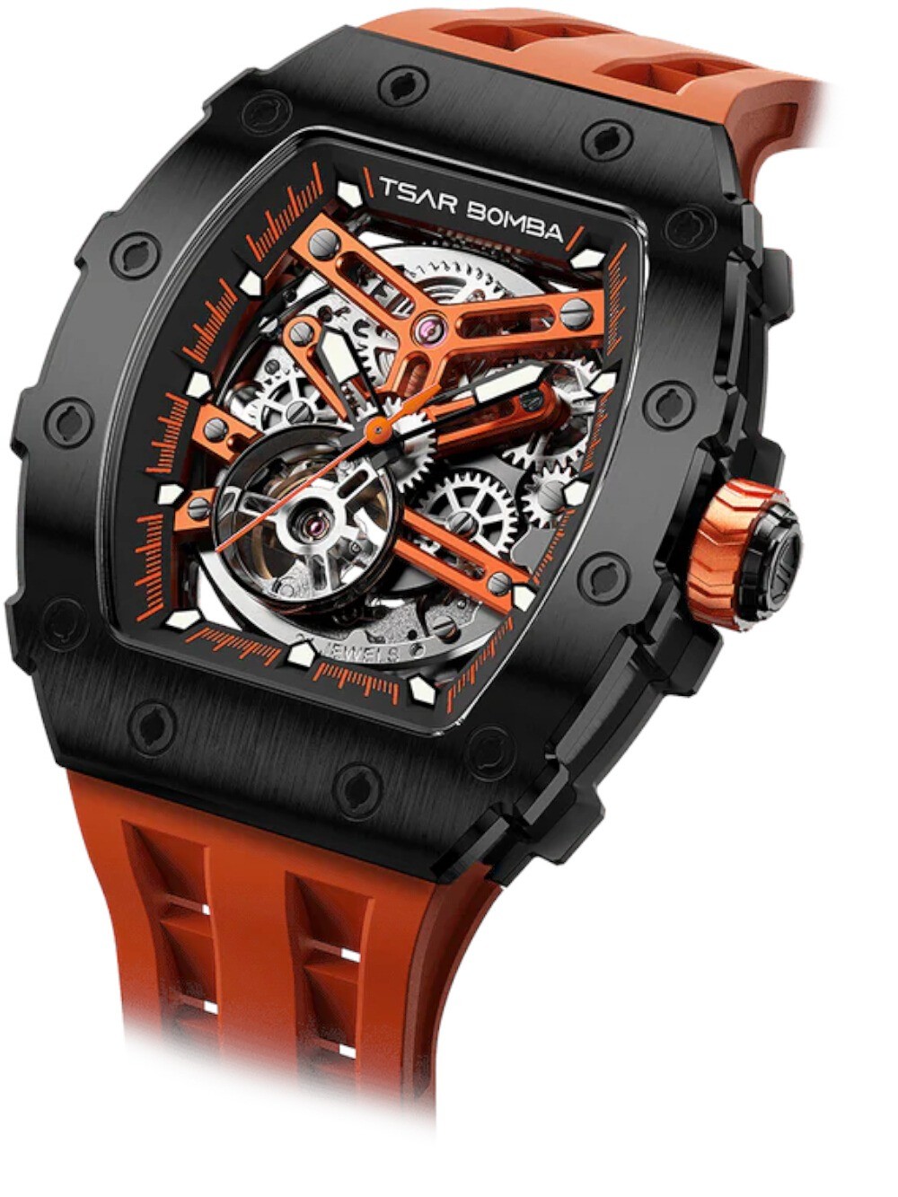 Tsar Bomba TB8208A-40 Mens Watch Elemental Automatic 43mm 5ATM
