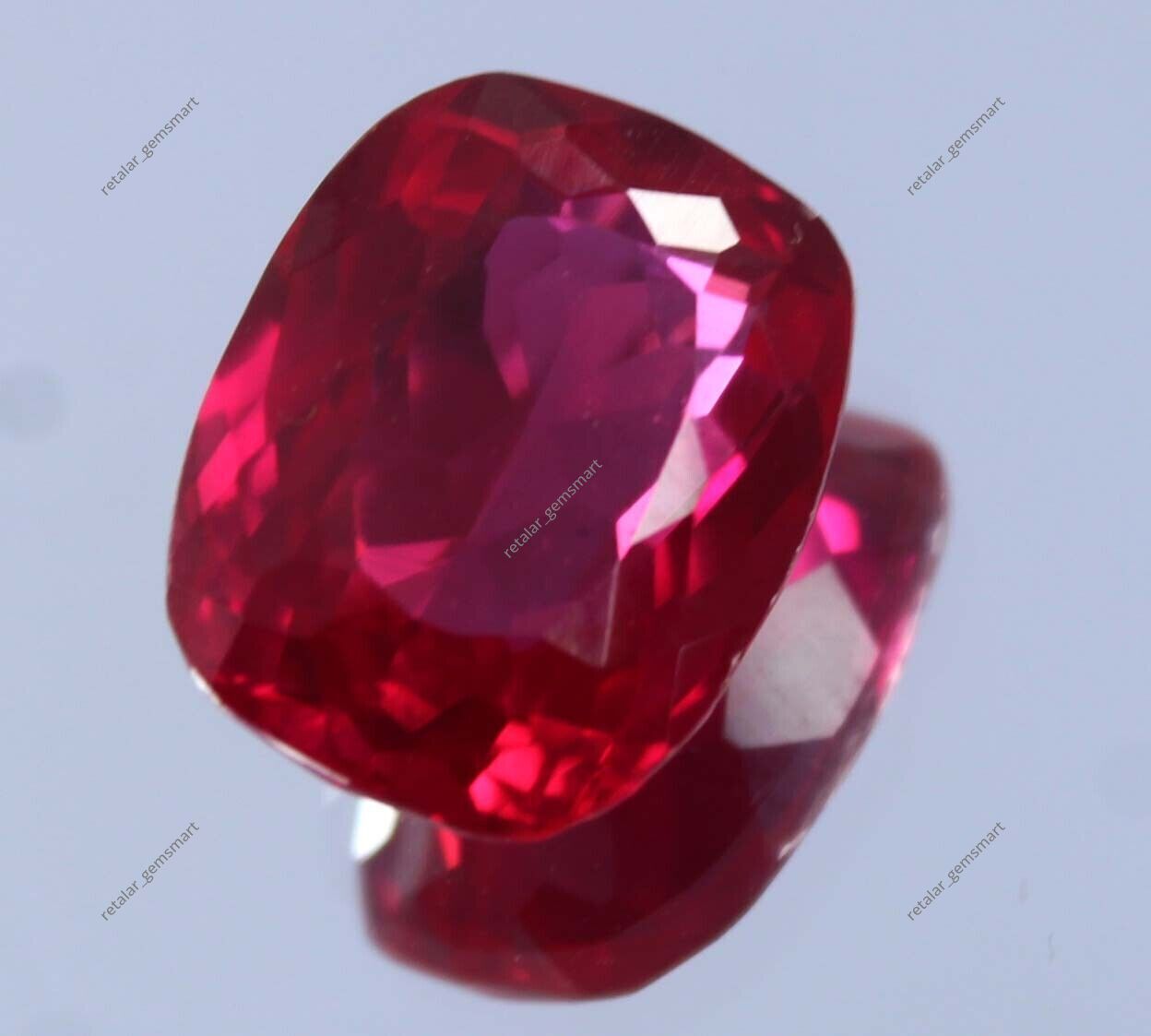 7 Ct Natural Certified BURMA Pigeon Blood Red Ruby Unheated Loose Gemstone Ne