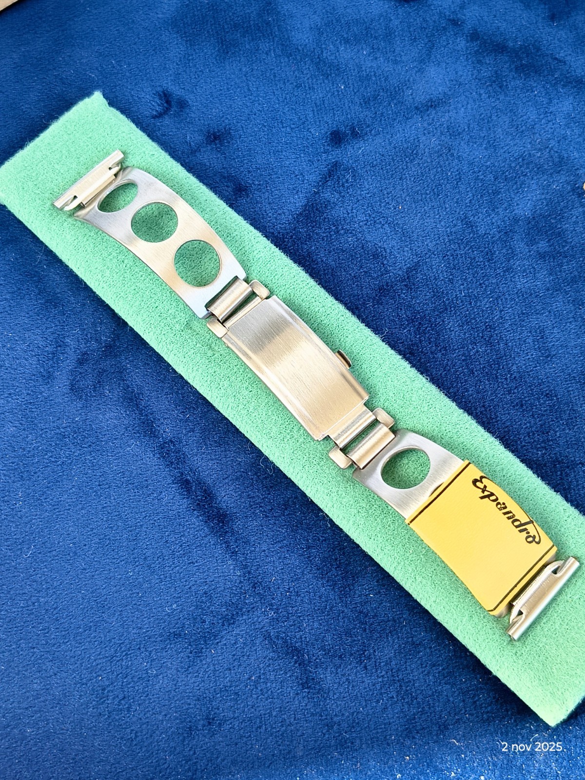 Vintage Expandro Watch Rally Bracelet Nos 20mm XL 13.5cm-15.5cm