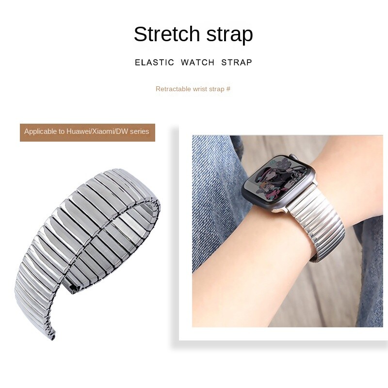 Stainless Steel Stretch watch Band metal Universal Watch Accessories 16 18 20 22