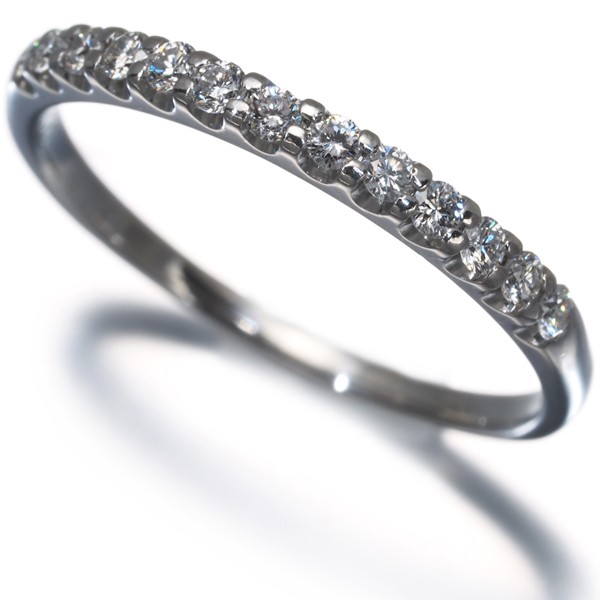 Auth VENDOME Ring Diamond 0.23ct US6-6.25 900 Platinum
