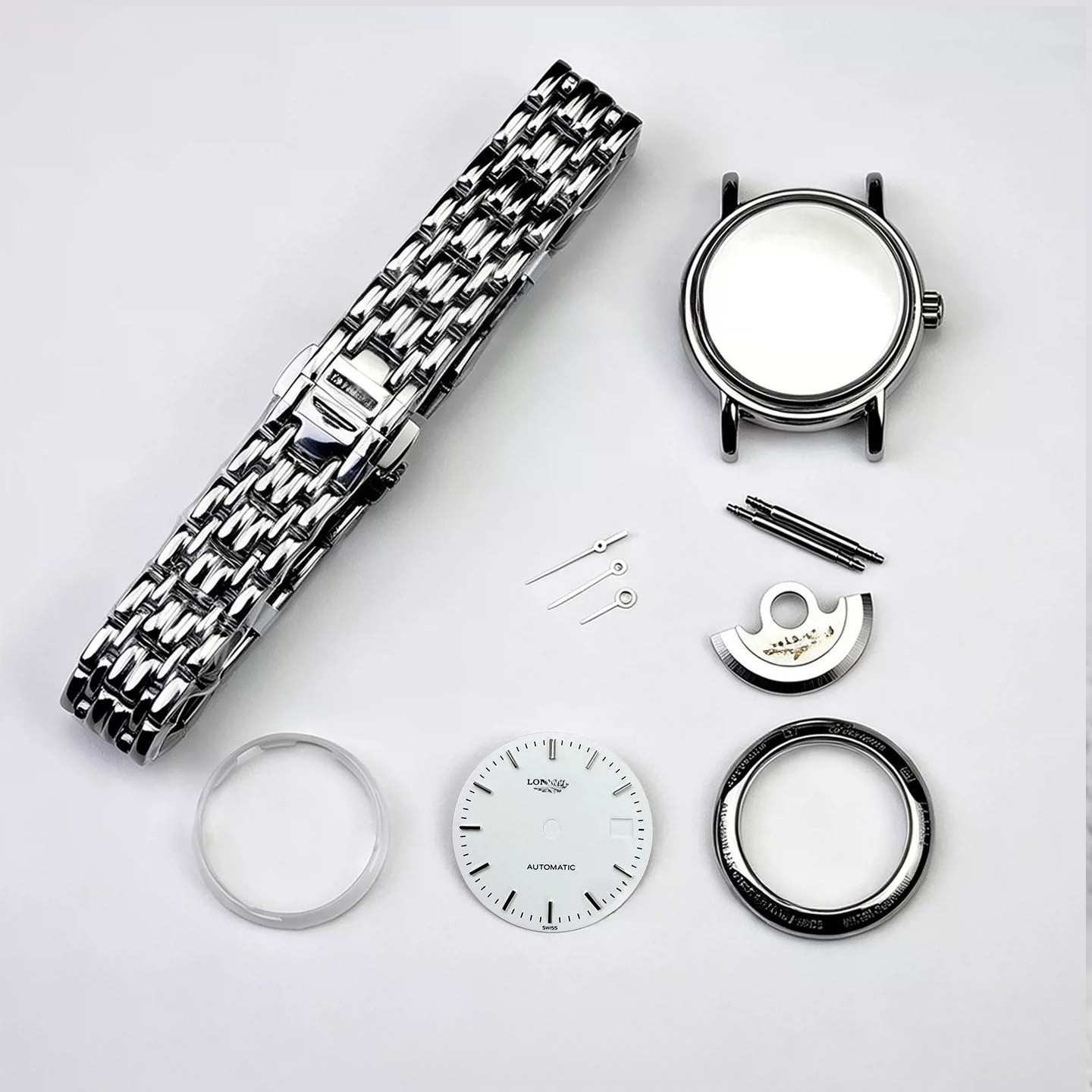 For 2671 Movement L4.321.4 Watch Part Watch Case Assembly Set Sapphire 25.5MM