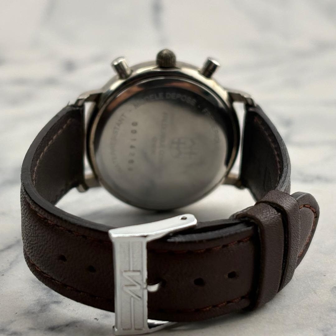 FREDERIQUE Constant Quartz Chronograph Watch 35mm Wrist 17cm/6.7in Working