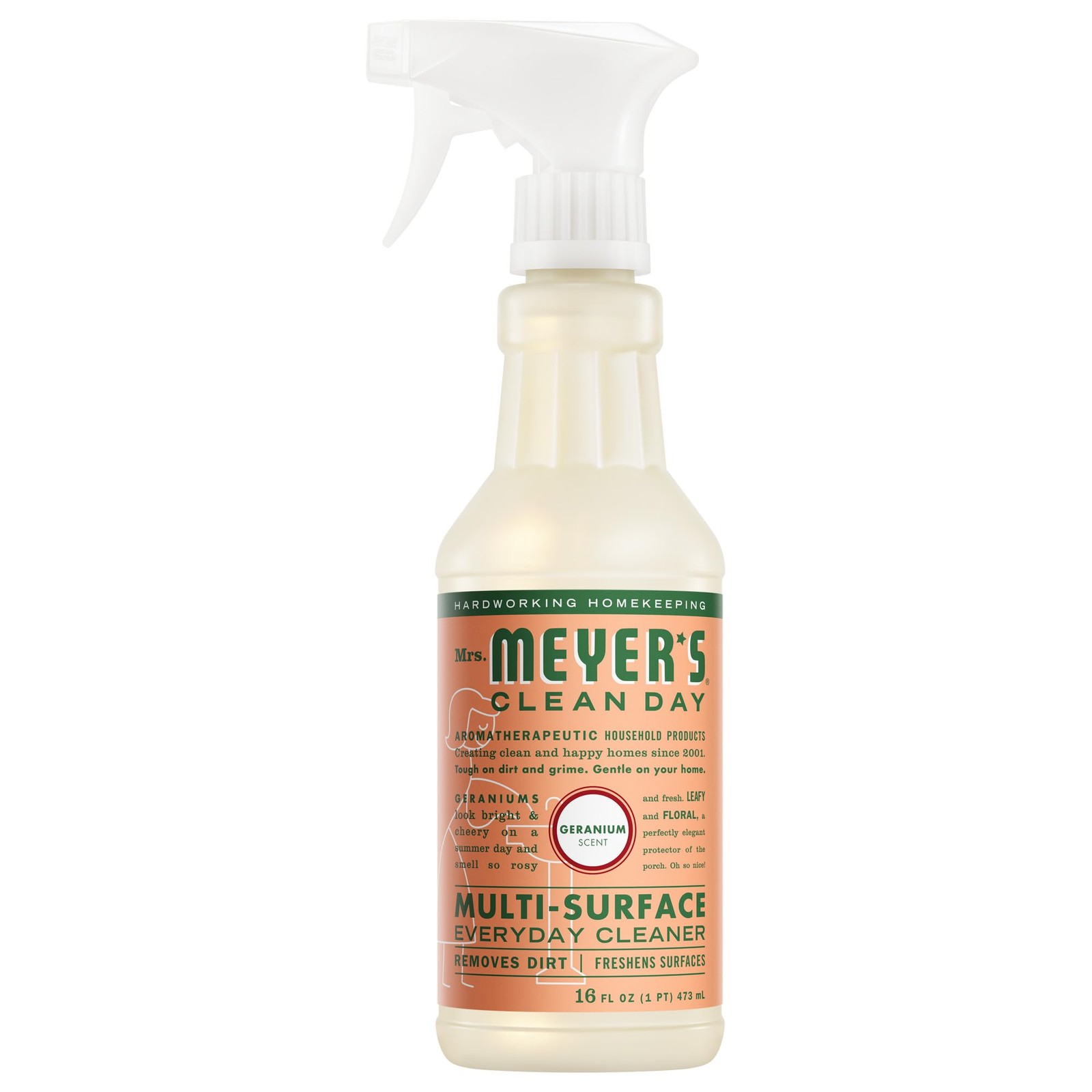 MRS. MEYER’S CLEAN DAY Multi-Surface Everyday 16 Fl Oz (Pack of 1), White