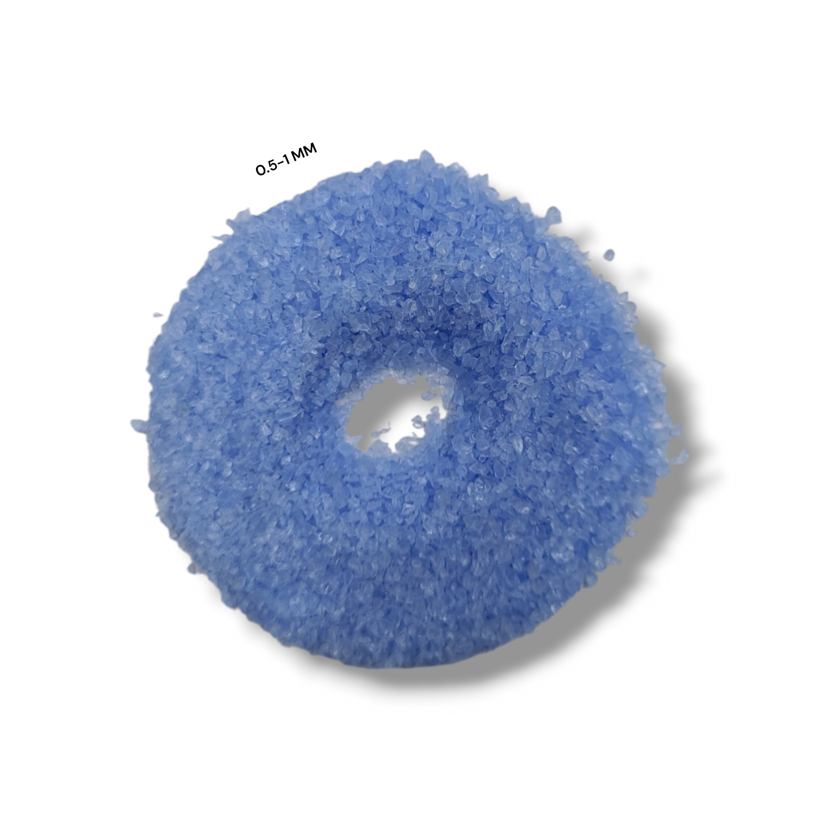 Crushed Opaque Blue Hydro Quartz Crushed Gemstone Coarse All Size For Inlays