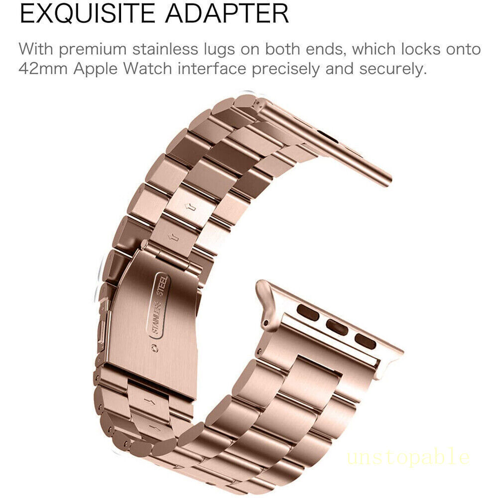 For Apple Watch Series 9 8 7 6 5 4 3 SE 40 49 45mm Metal iWatch Strap Band Case