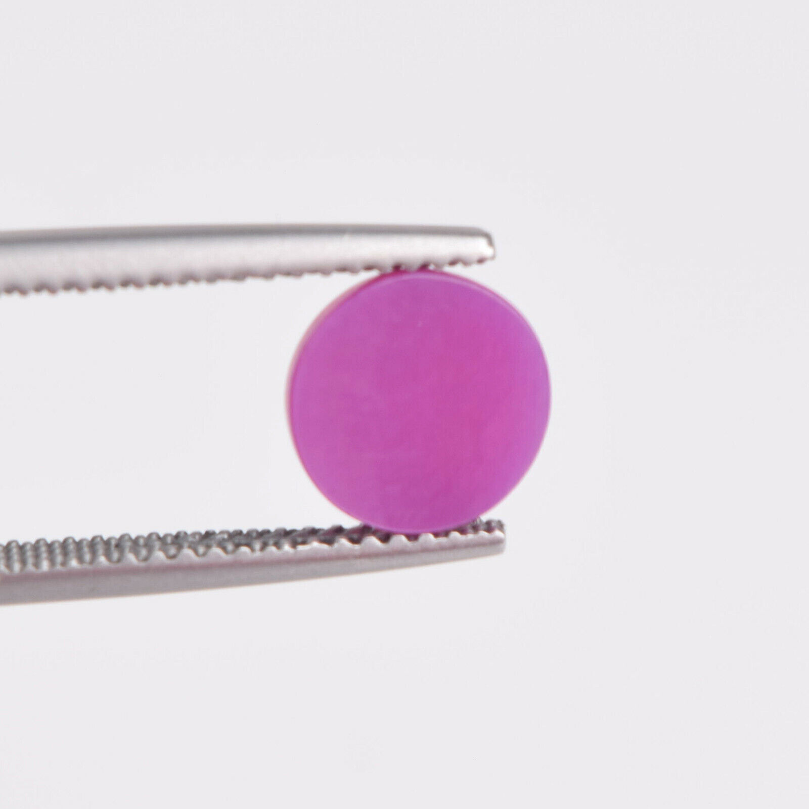 6 Rays Pink Star Ruby Sapphire 4.30 CT Round Cabochon Loose Ring Size Gemstone