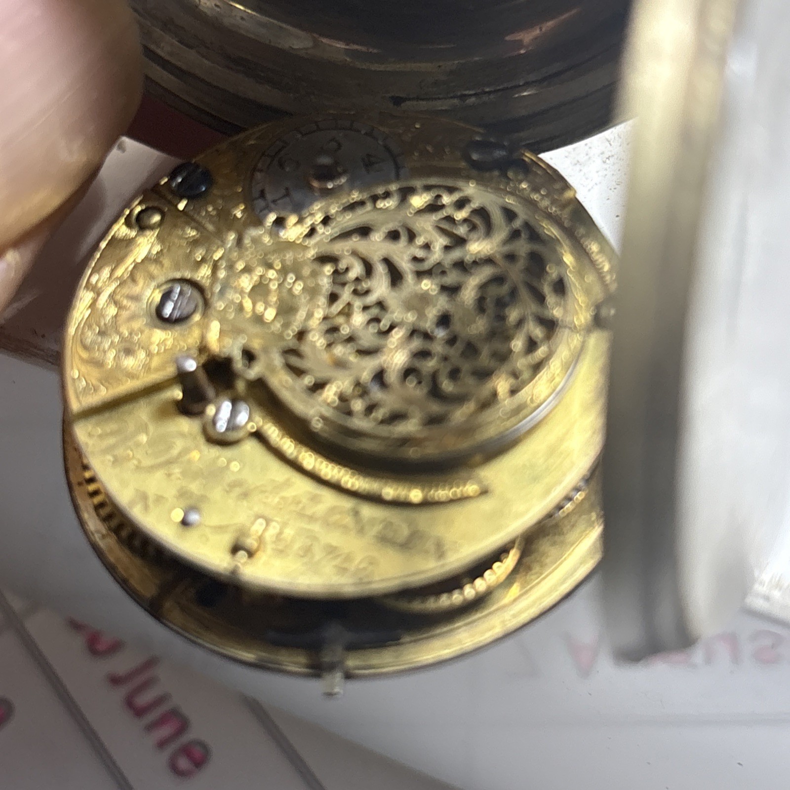 Rare Verge Fusee Regulator Pair Case Pocket Watch 1801/1810
