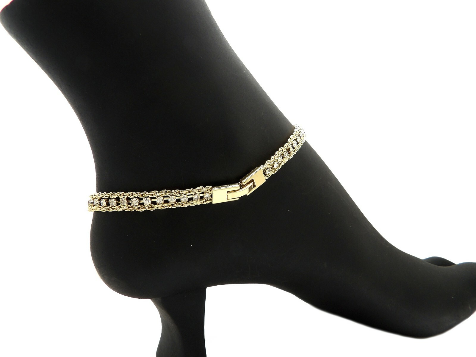 Women Girls Designed Tennis Chain 6mm 10″,11″,12″ Anklet Ankle Bracelet RAK114G