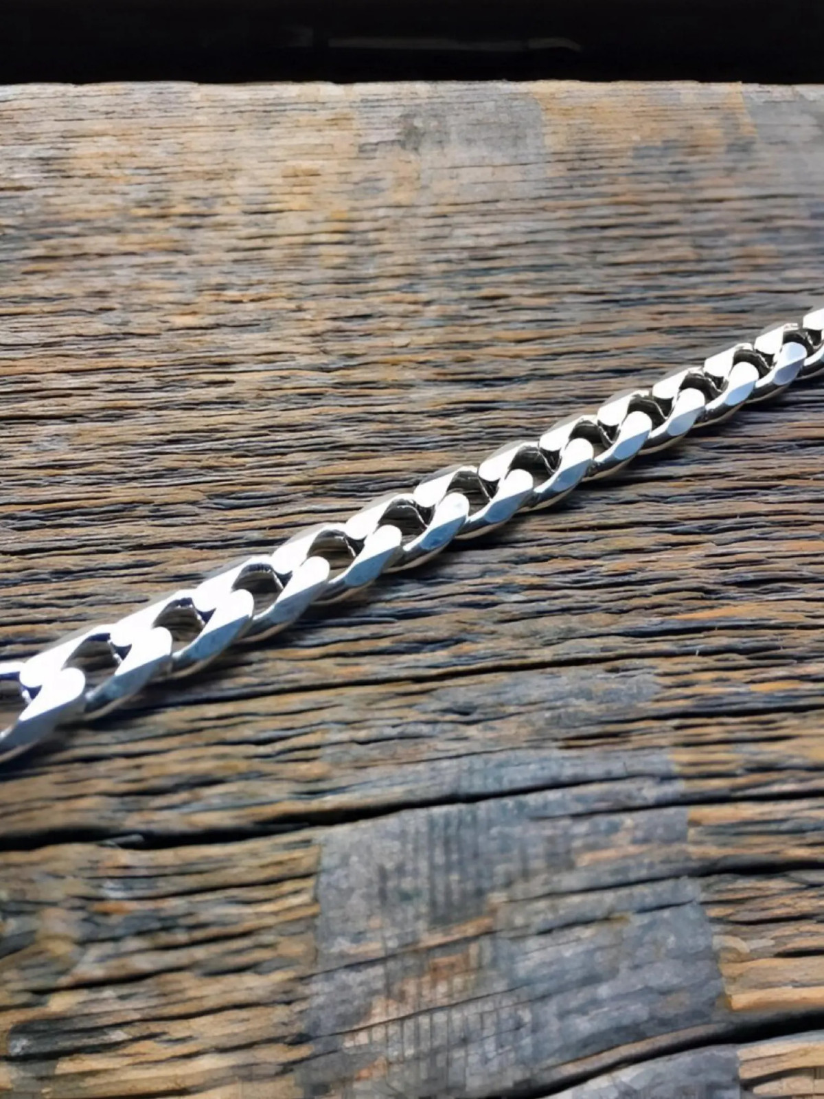 Solid 925 Sterling Curb Chain Necklace 7mm 8-30” Cuban Miami Style Italy