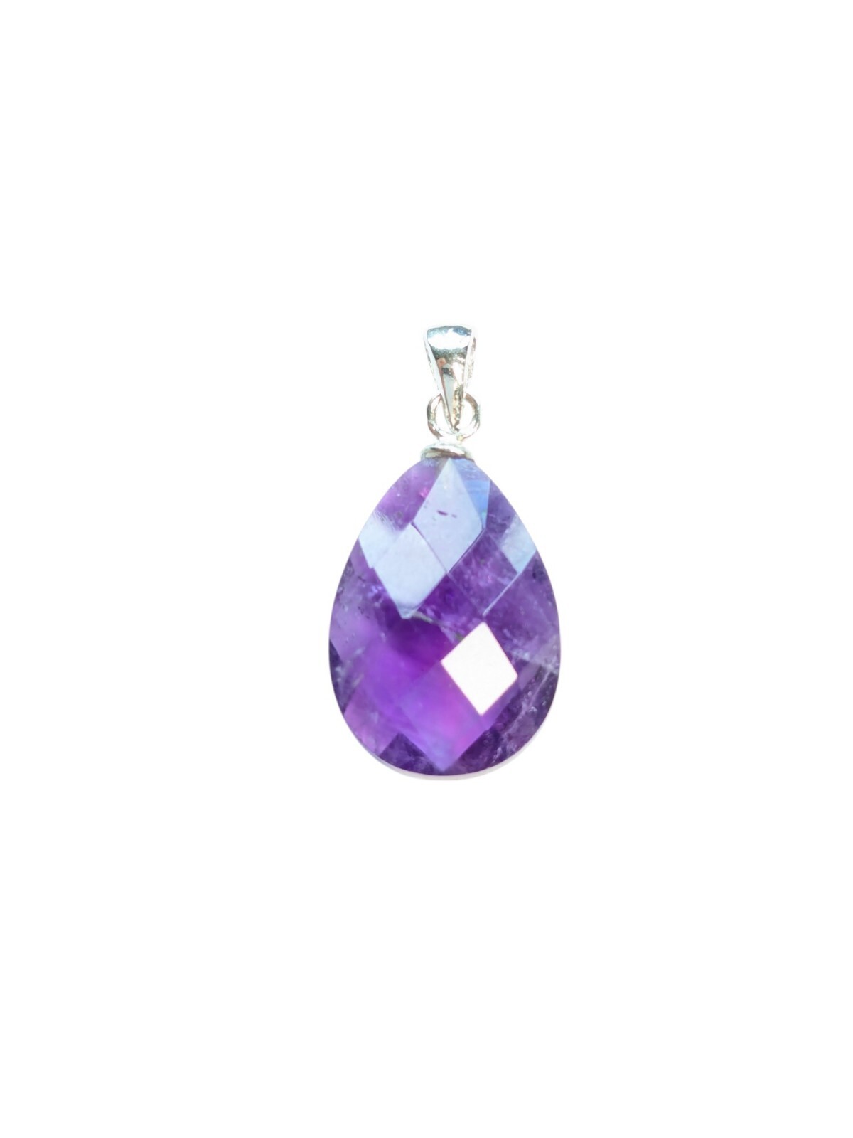 Beautiful Amethyst Silver Pendant Only Gemstone Dunyagems Gift 557