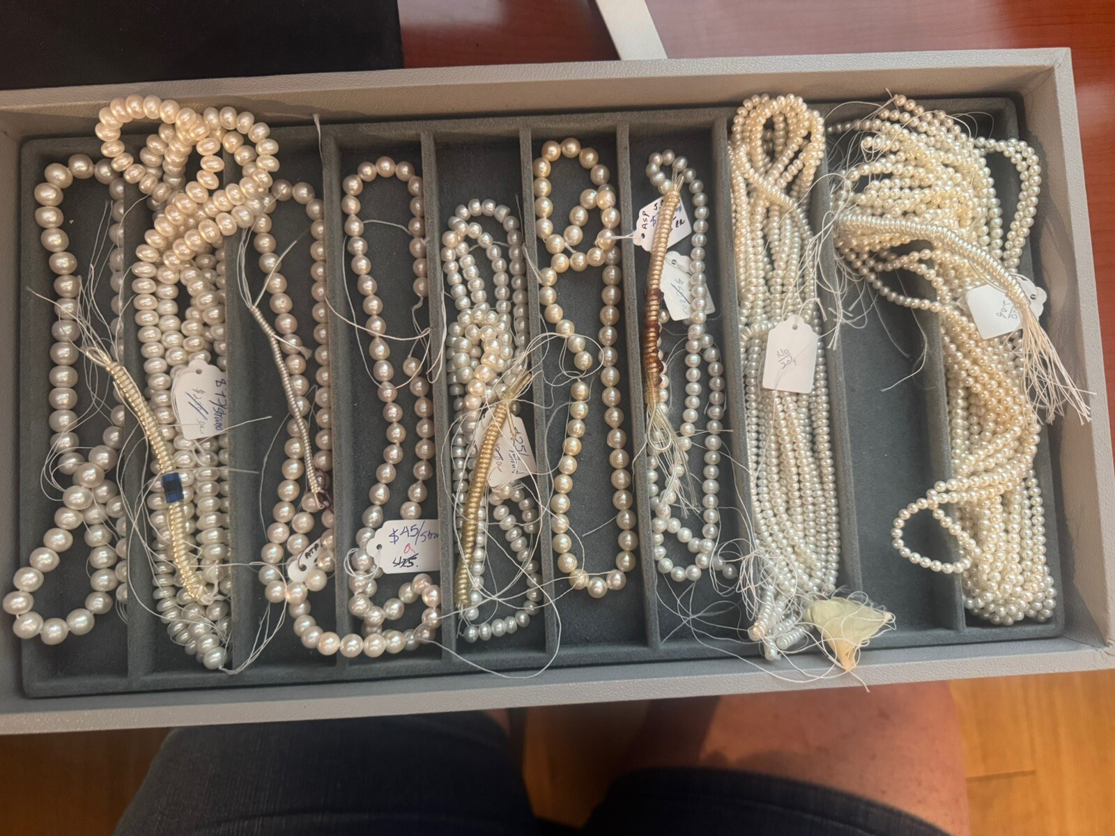 pearl strands-Separate Strands Prices In Description