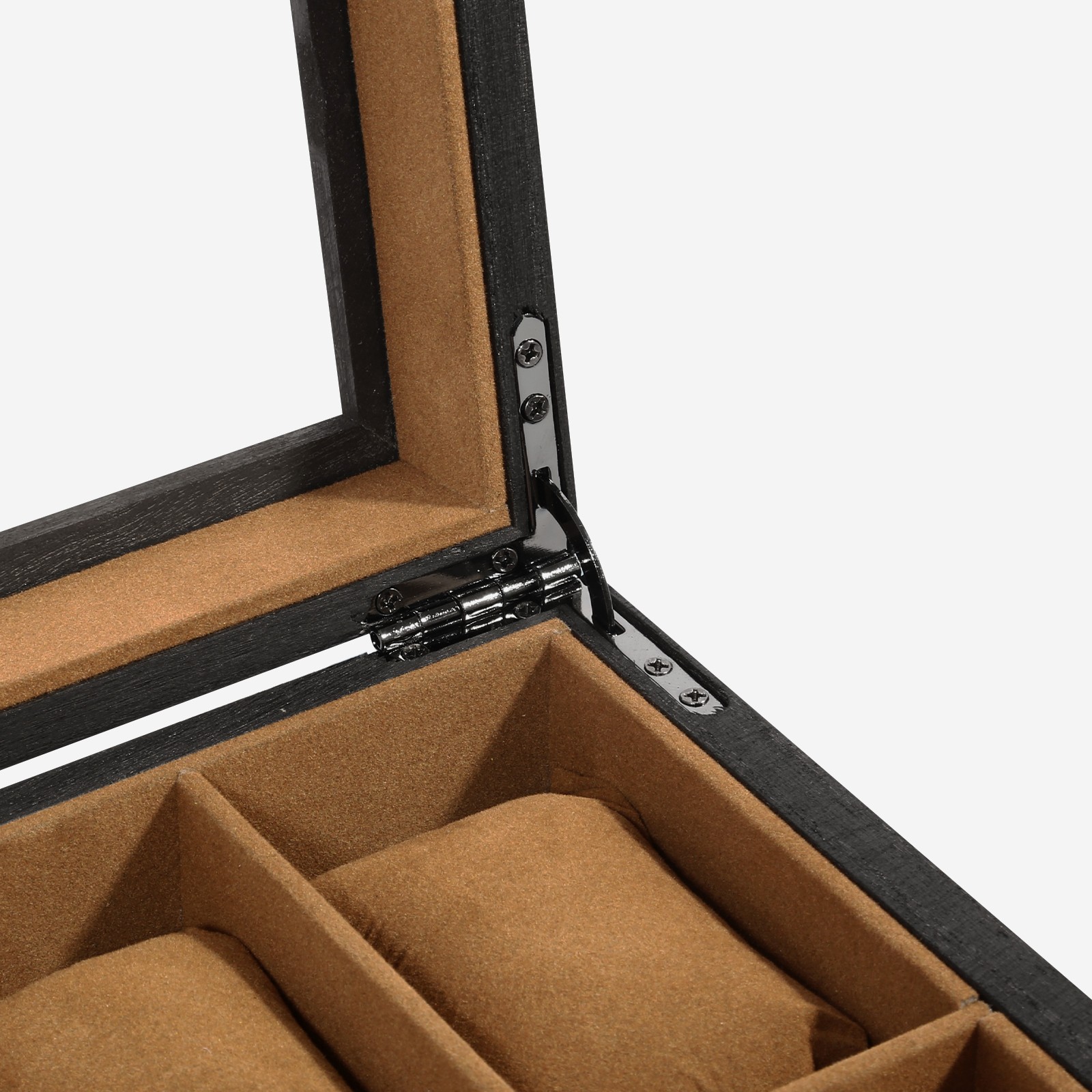 6-8-10-12 Slot Watch Box Solid Wood Watch Display Case Glass Lid Watch Holder