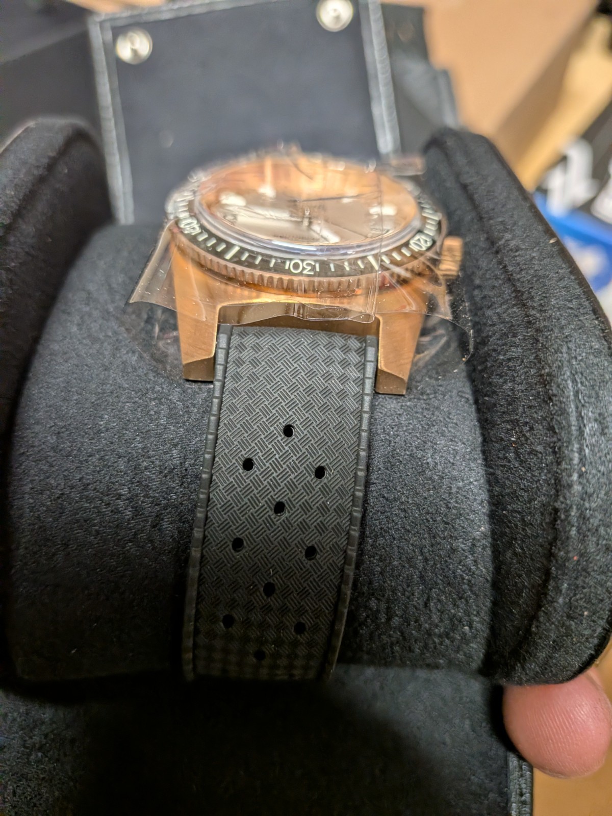 Alsta Nautoscaph Bronze Automatic Silver Dial 300m Diver Watch NH35 Jaws Movie