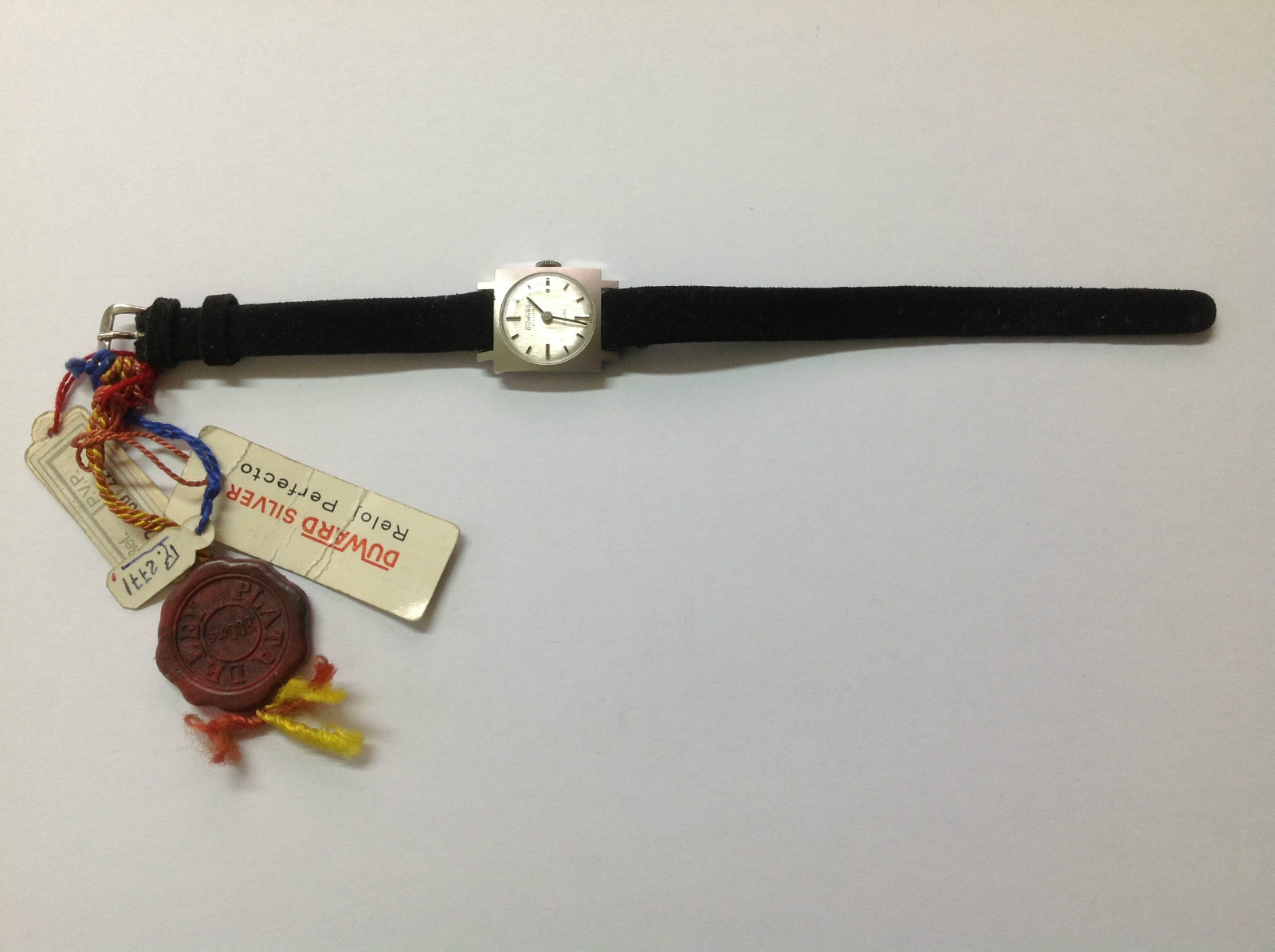 New – Vintage DUWARD Silver Watch – Silver Case – New From Exposition