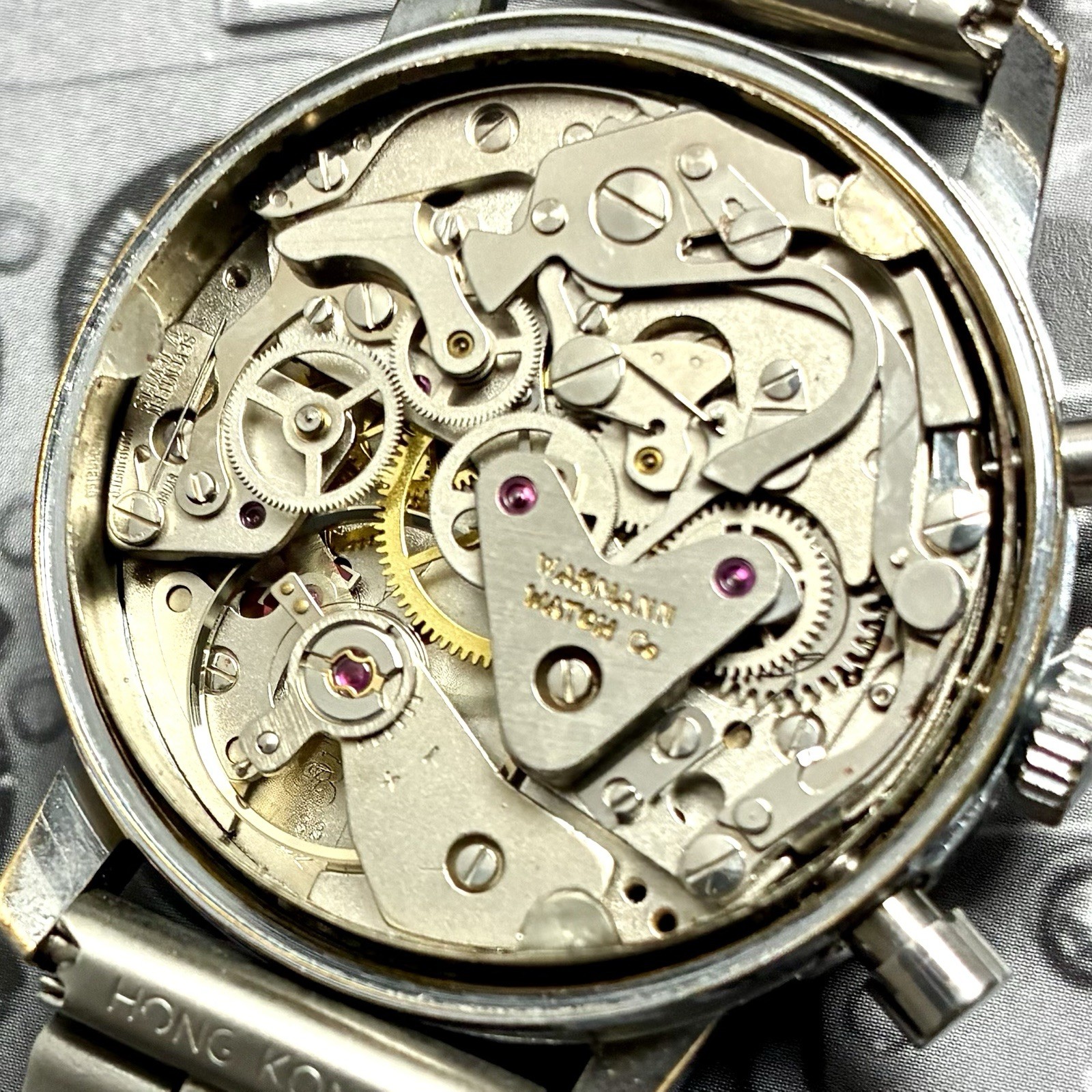 Wakmann 60s Vintage Baby Chronomat Chronograph Watch Swiss 36mm Ref 332.23 V7733