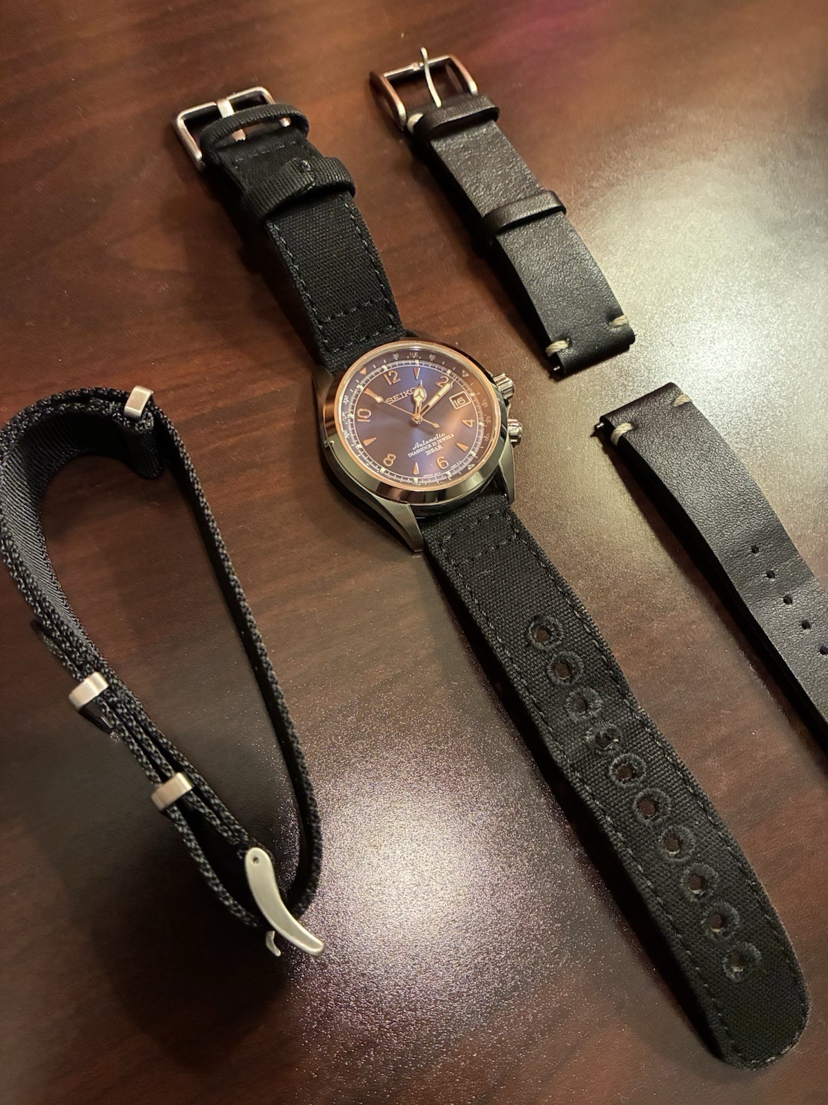 Seiko Blue Dial Limited Edition Hodinkee Men’s Watch – SPB089 W/Bonus Straps