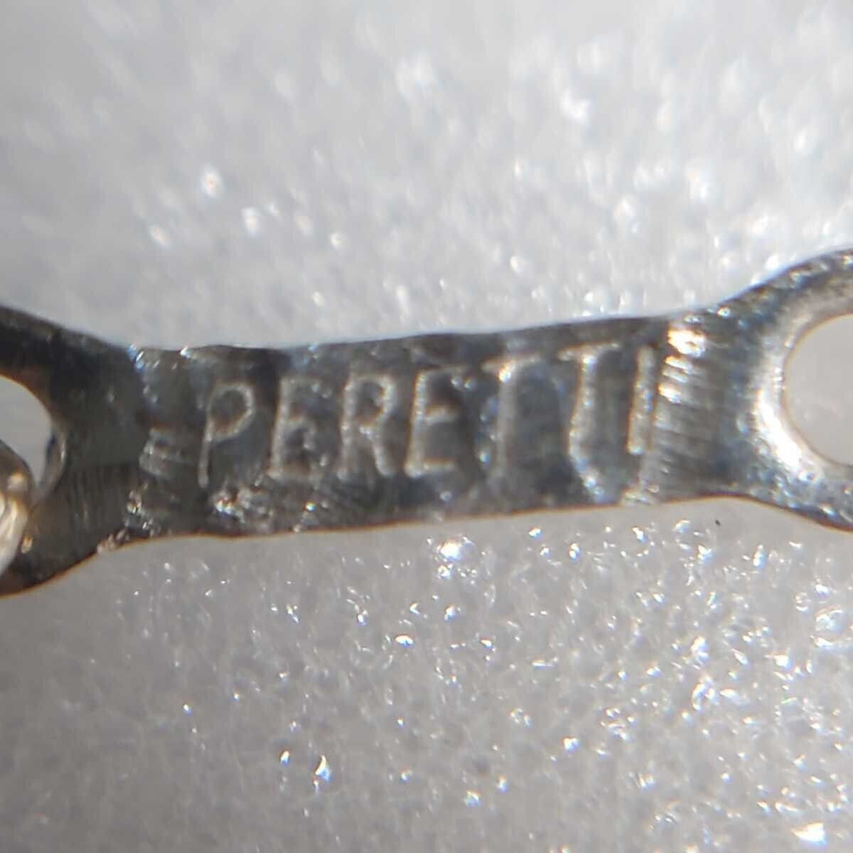 TIFFANY & Co Elsa Peretti Large Bean Sterling Silver925 Pendant necklace 11x18mm