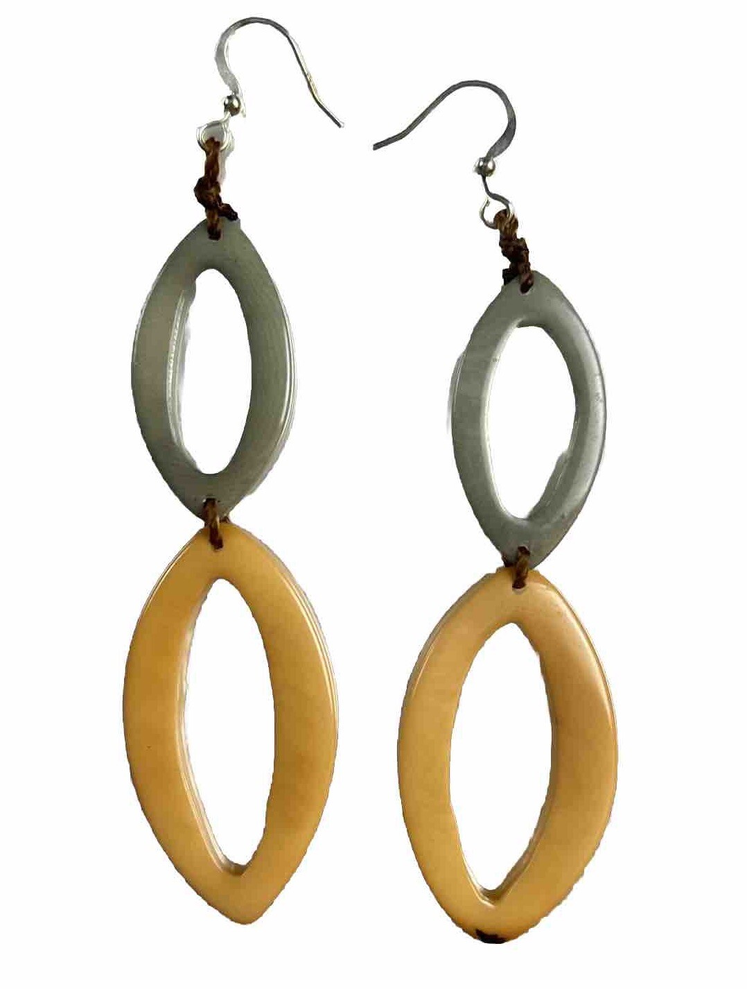 Fair Trade Tagua Nut Organic Earrings Jewelry (Sustainable & Eco-Friendly)