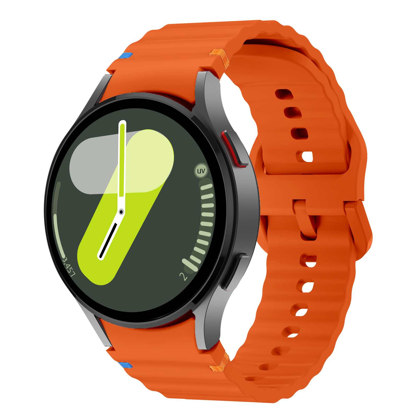 For Samsung Galaxy Watch 7/6/5/4/FE 40/44/47mm Sport Silicone Watch Band Strap