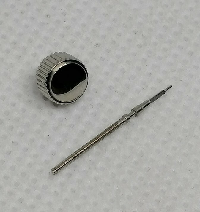 029 SEIKO CROWN AND STEM FOR MEDIUM SIZE DIVER’S SKX013, SKX015 7S26 0030