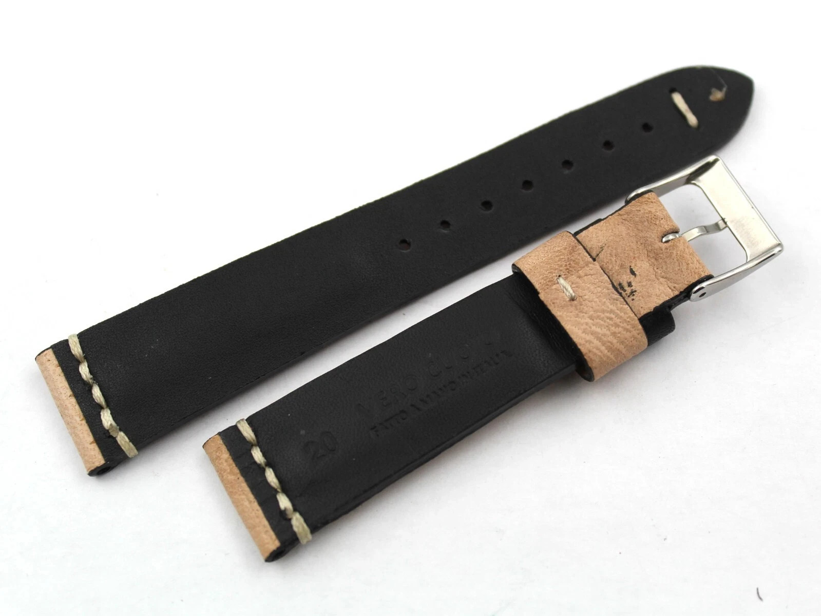 Genuine Powder Leather Strap Various Sizes Buckle Pin Steel Spare Parts Top