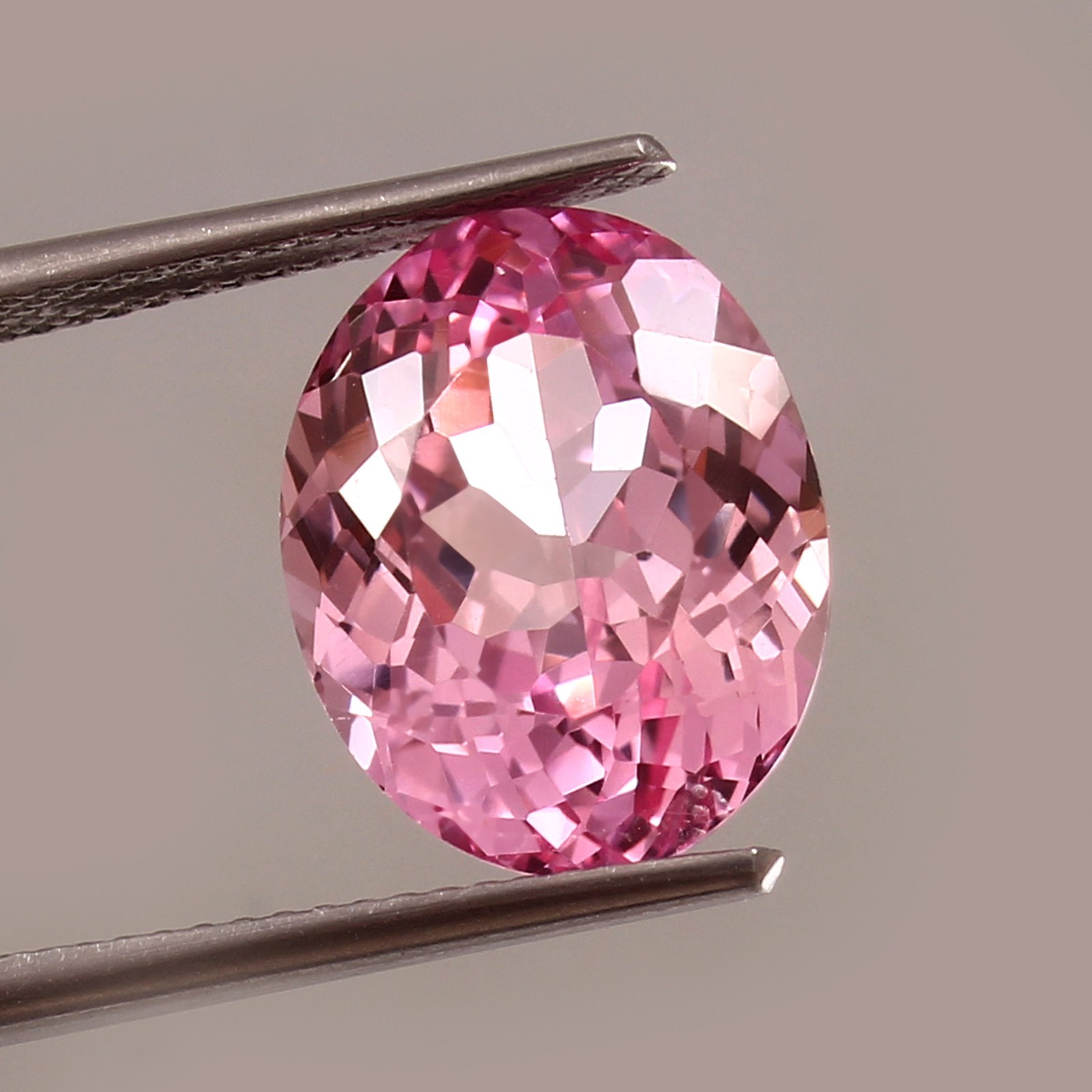 Natural Flawless Ceylon Padparadscha Sapphire Oval Cut Loose Gemstone 9.10 Ct