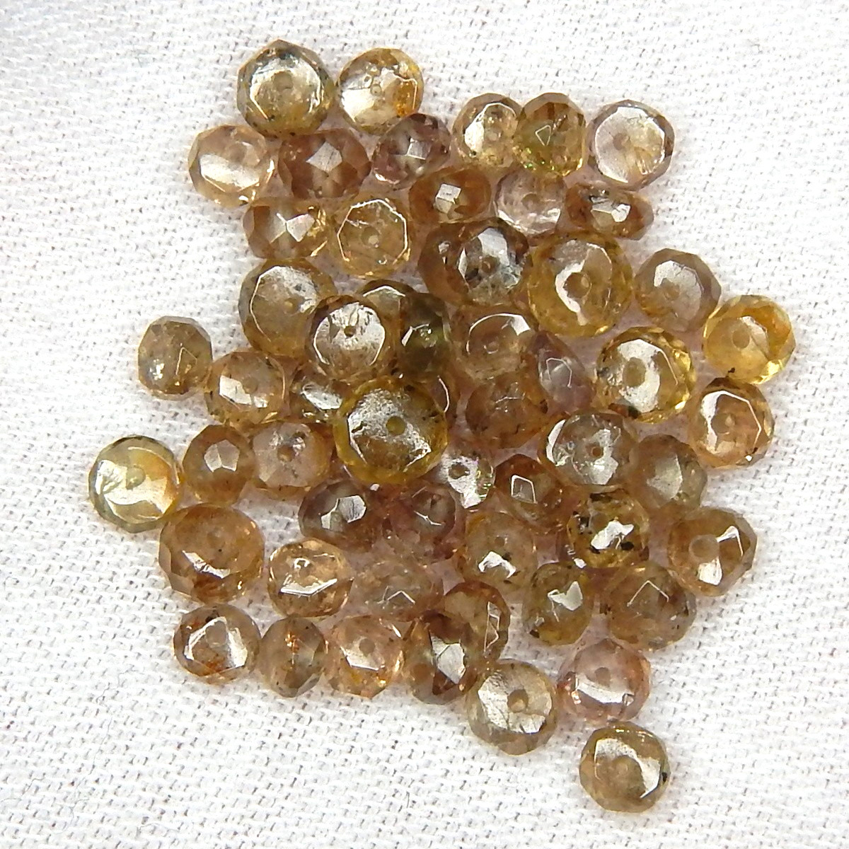 RARE 25ct Lot of 62 Color Change Garnet Natural Mined Unheated Faceted Beads