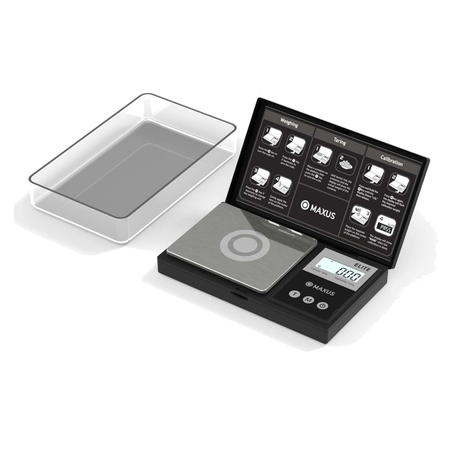 500g Mini Digital Pocket Scale with Backlit LCD, Tare Function & Auto Shut Off