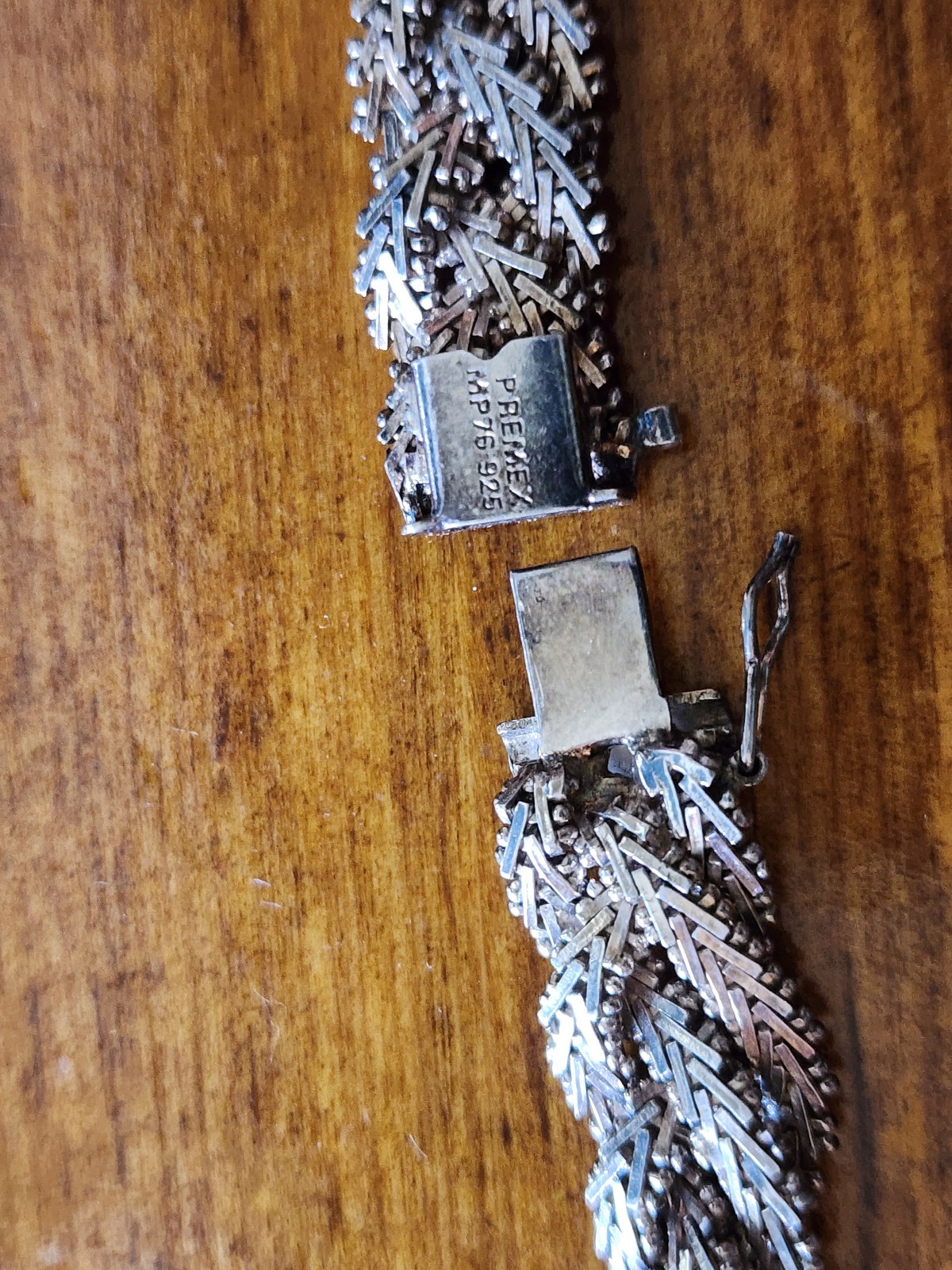 Vintage Braided Mexican PREMEX MP76 Sterling Silver 925 Heavy 106gr Necklace