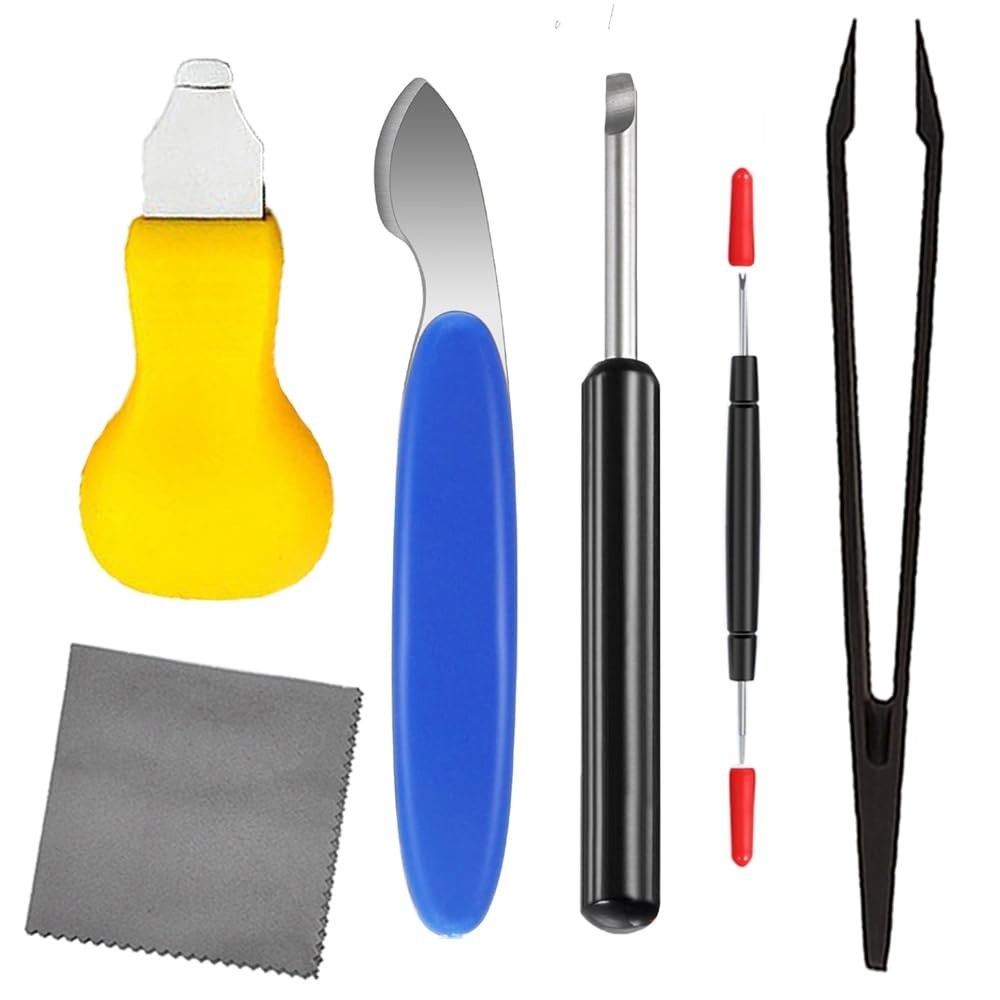 6-in-1 Watch Back Removal Tool Kit, Battery Replacement & Repair Set, 4 Colors