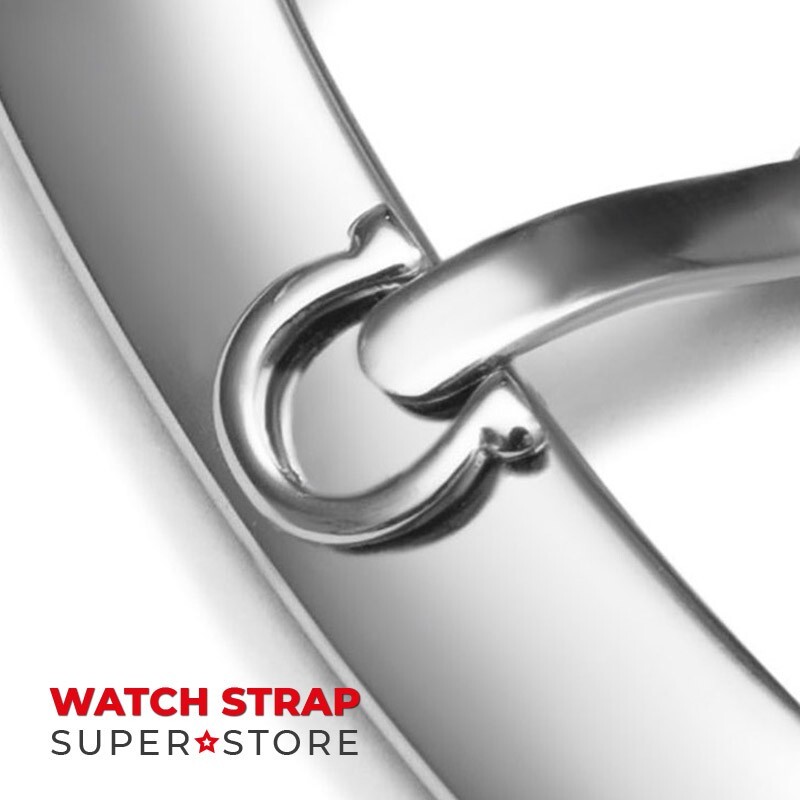 18mm SILVER Tongue Classic Buckle For OMEGA Leather Watch Strap Band Clasp Pins