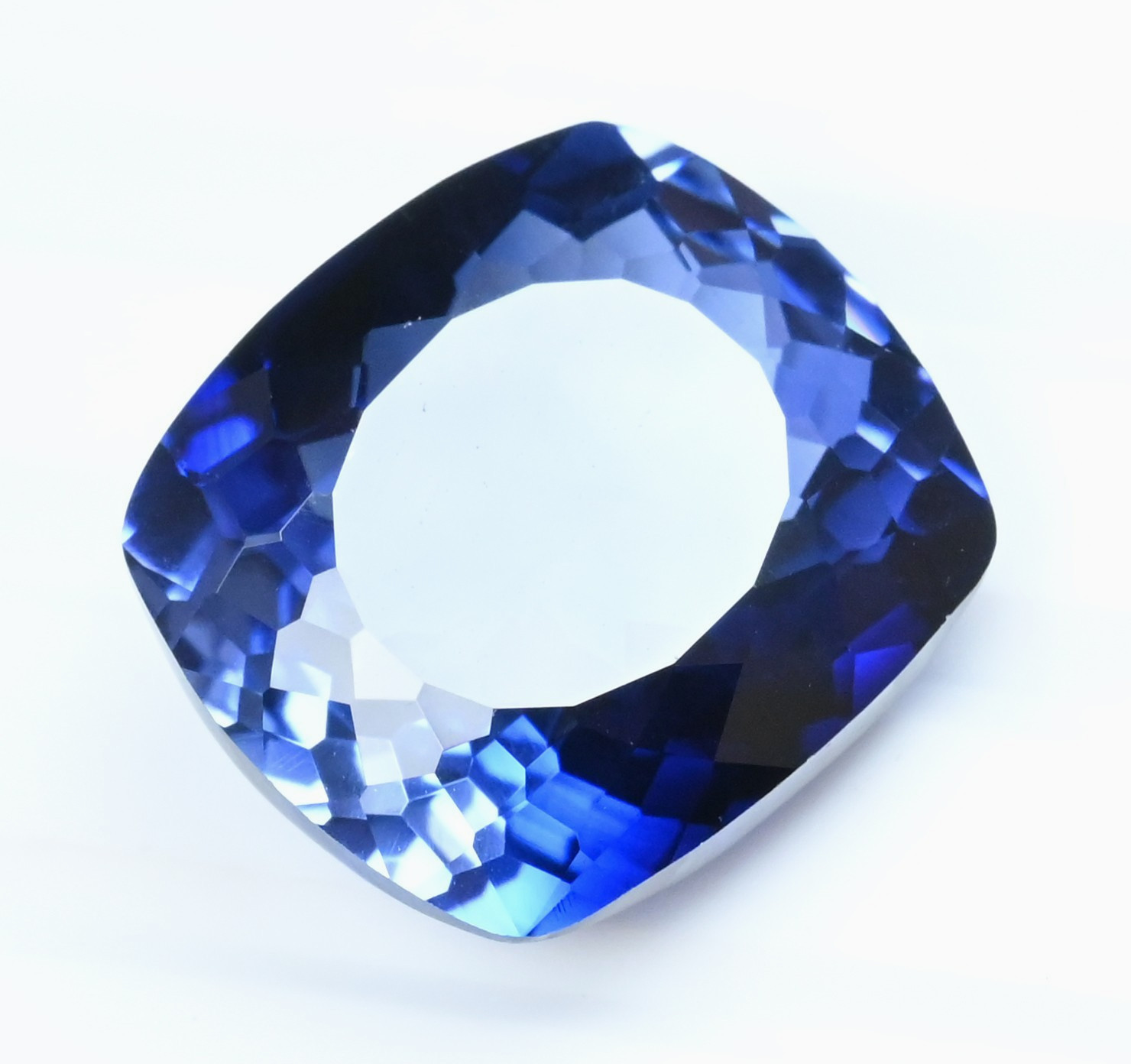 Natural Montana Yogo Sapphire 36.05 Ct Cushion Certified FLAWLESS Loose Gemstone