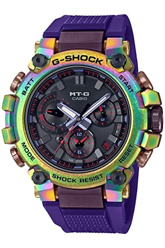 G-SHOCK MTG-B3000PRB-1AJR Bluetooth Solar Sapphire Purple Skeleton Men’s Watch