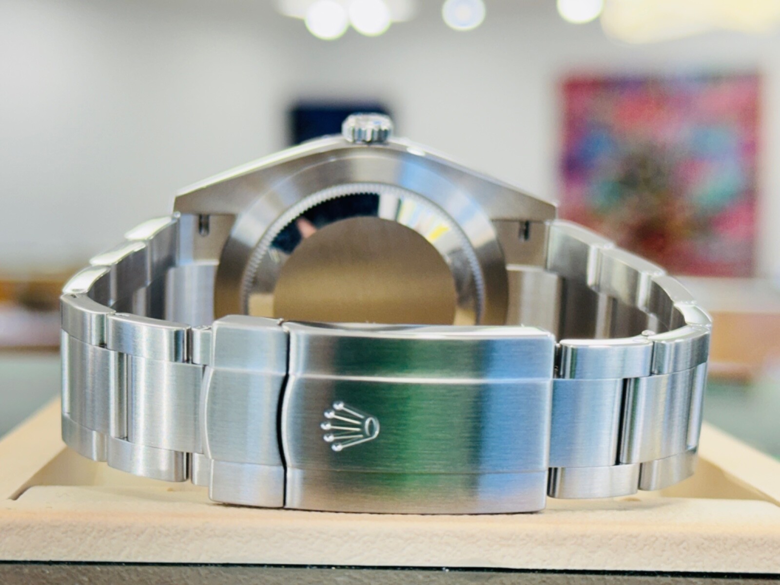 Rolex Oyster Perpetual 124300 Silver Oyster Bracelet with Silver Bezel