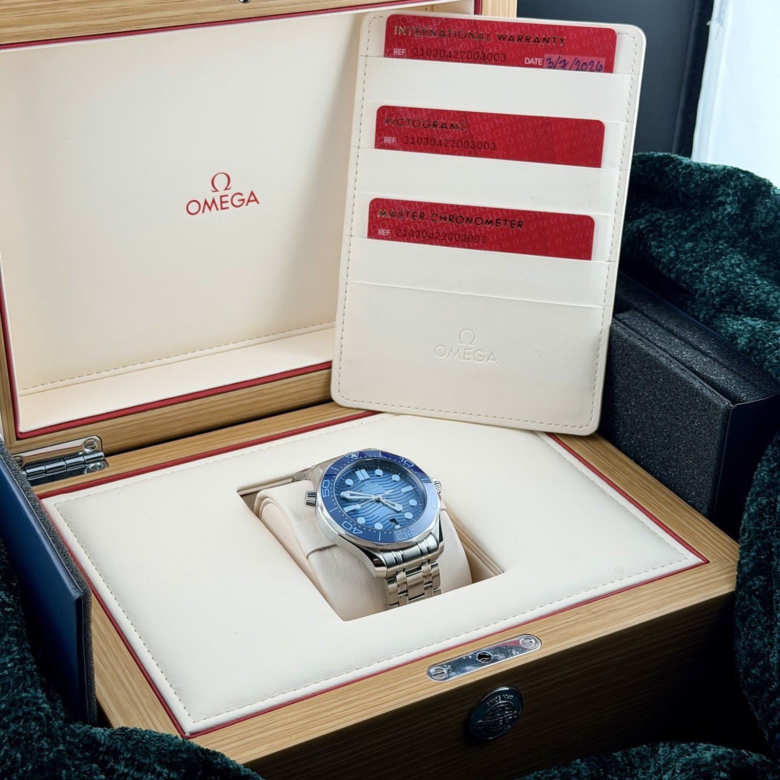 2026 Omega Seamaster Diver Summer Blue Edition 42mm 210.30.42.20.03.003 Warranty