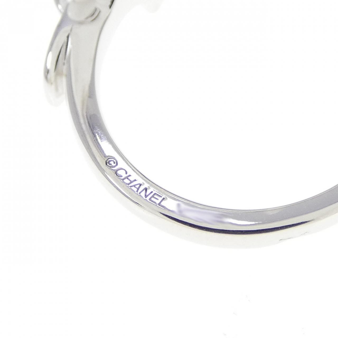 Authentic chanel camellia ring #230-000-121-4504
