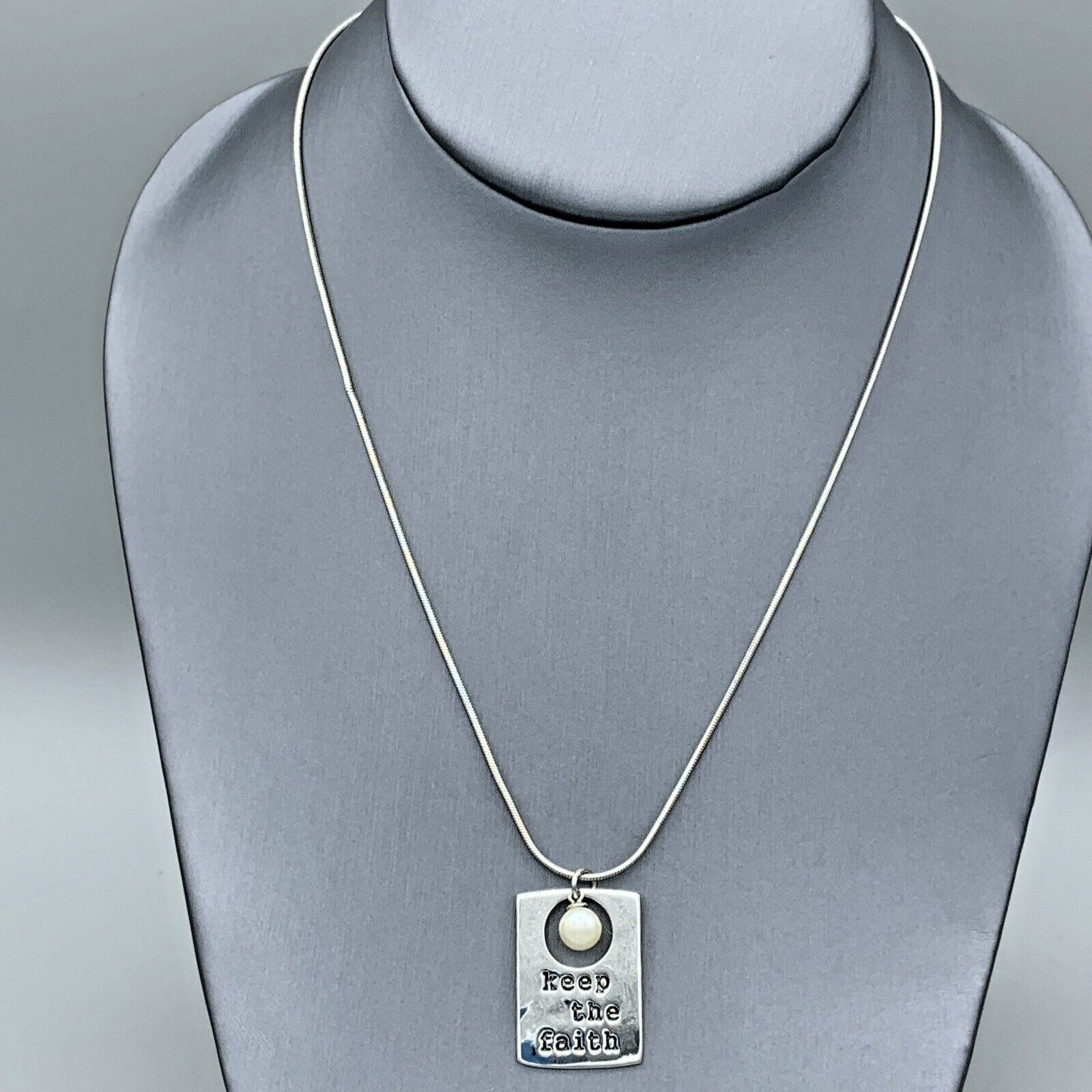 Alexa’s Angels Keep The Faith Pendant Necklace #9656