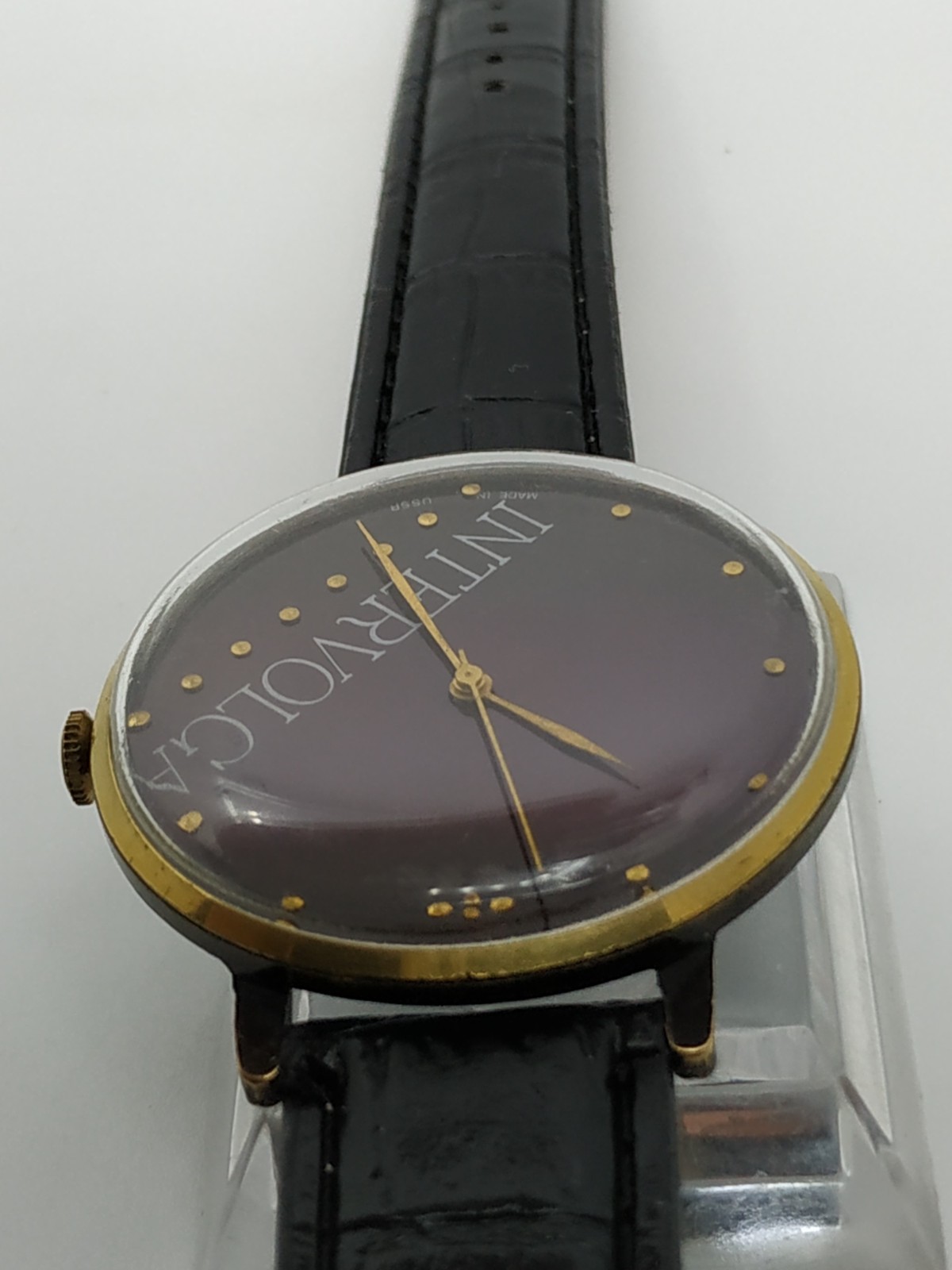 Men’s Vintage Watch Zarya SEKONDA INTERVOLGA USSR Mechanical Retro Soviet Dress