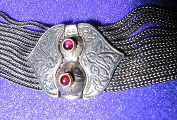 Savati Designer 22K & Sterling Silver Byzantine Station Necklace