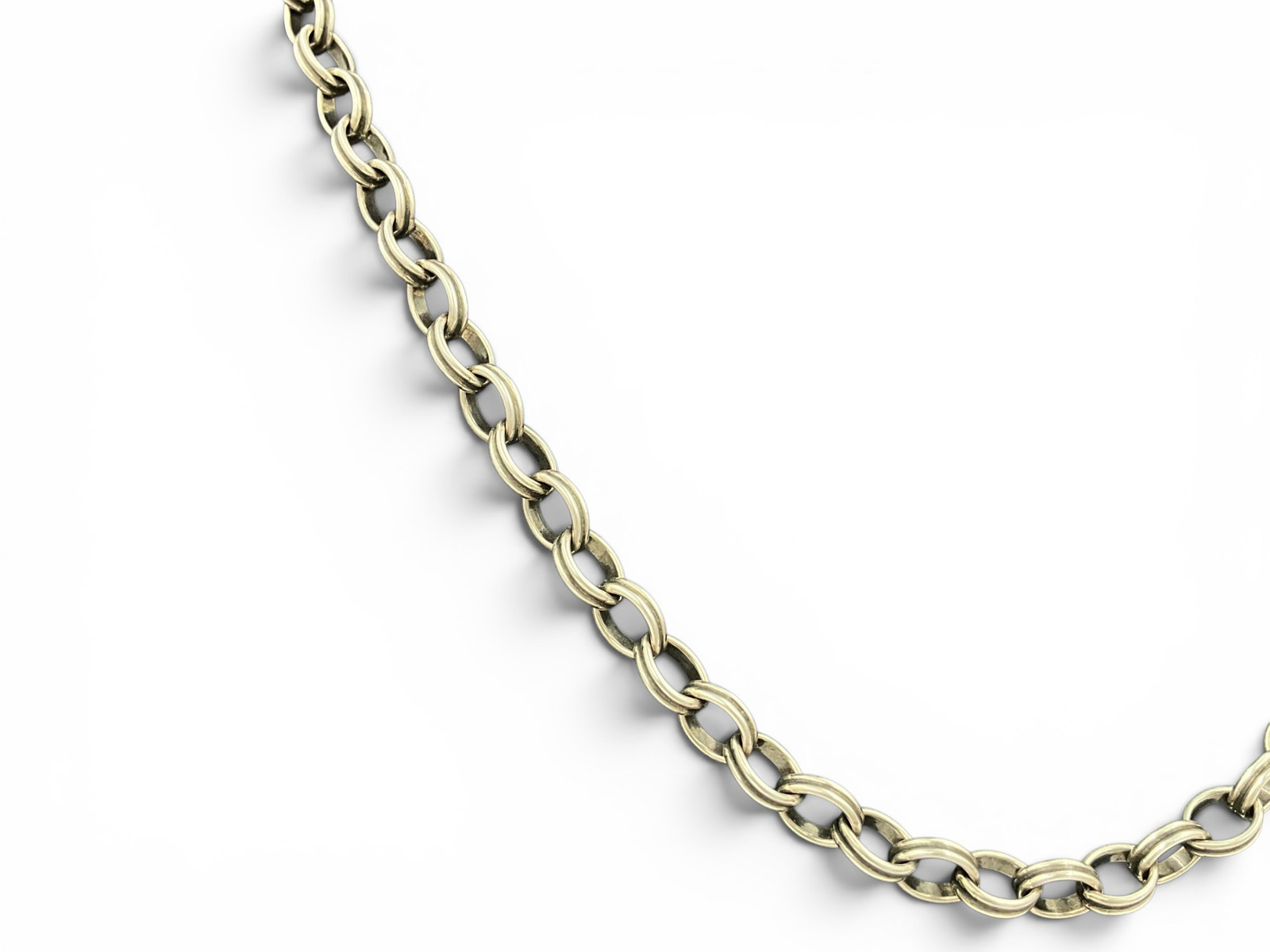William Henry ‘Juno’ Sterling Silver Cable-Link Necklace — Men’s