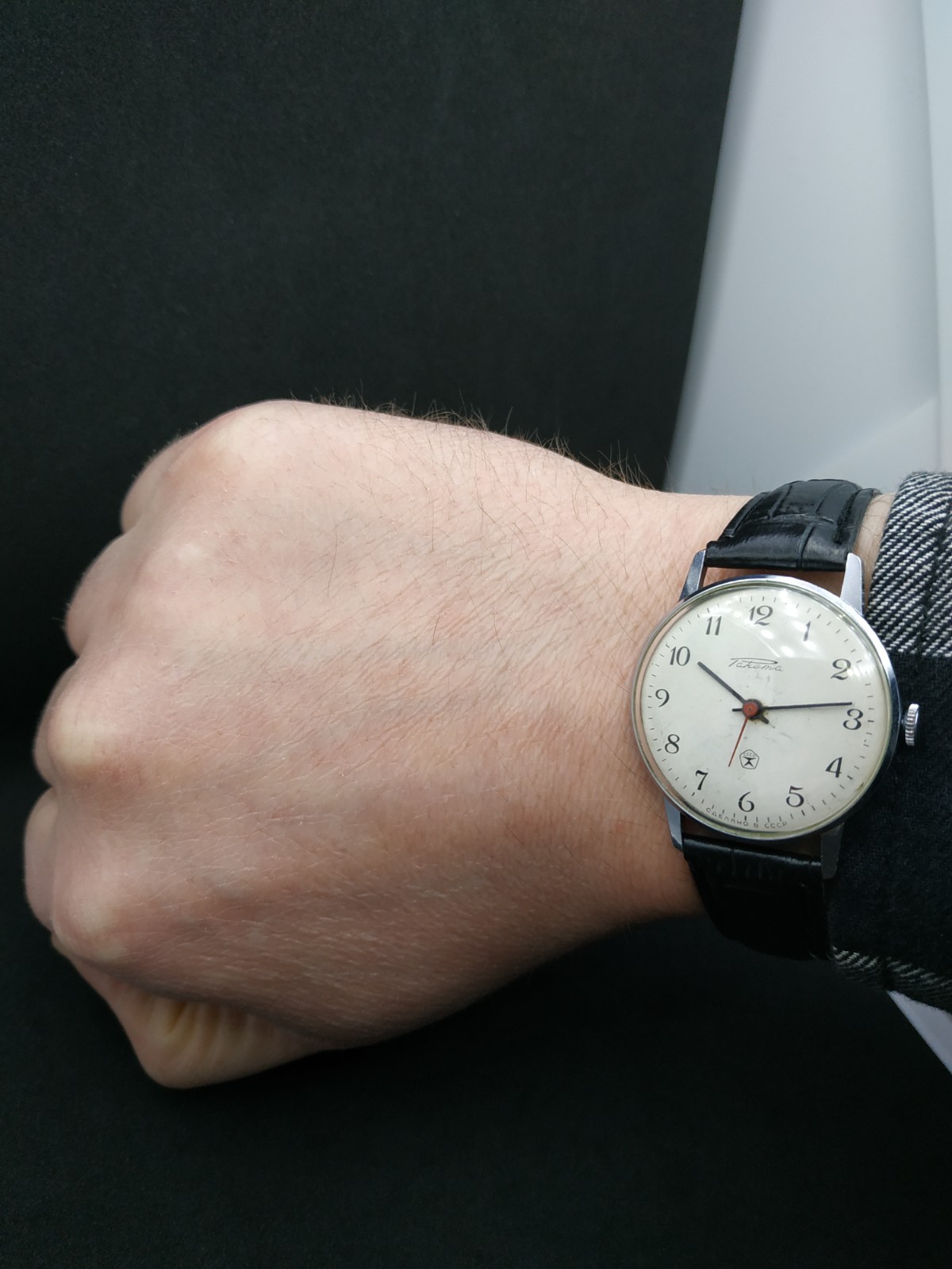 Men’s Vintage Dress Watch Raketa made in USSR Mechanical 2609.HA Retro Soviet ☭
