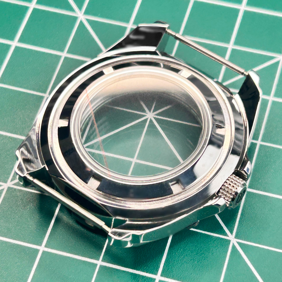 Monster 45MM Steel Sapphire glass Watch Case Green Fit Japan NH34 NH35A Nh36A