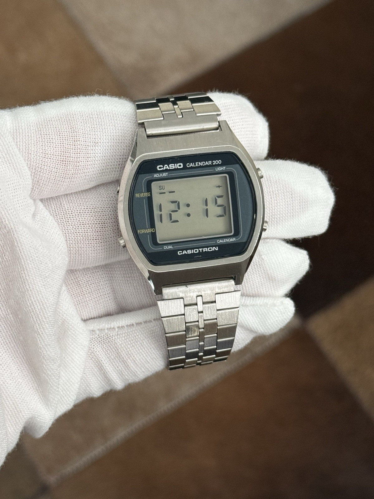 Rare Vintage Casio Casiotron Calendar 200 47CS-23 Men’s Digital Watch JDM 1970s