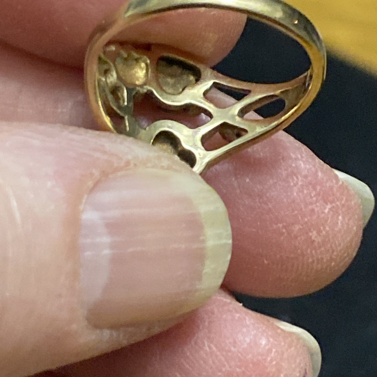 Vtg South Dakota Gold Company 10k Gold Ring Size 4.5/Diamond 2.29g (No Box)